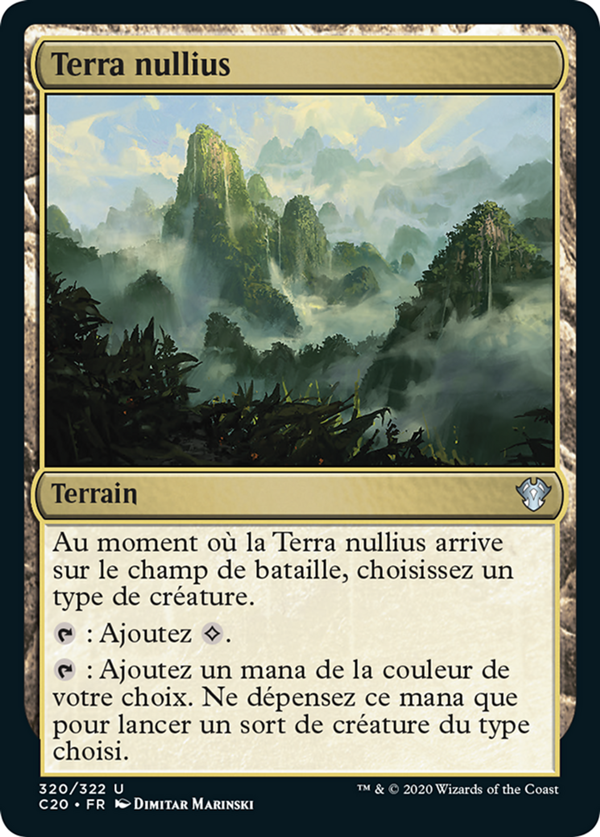 Terra nullius — Commander 2020 — Magic: The Gathering