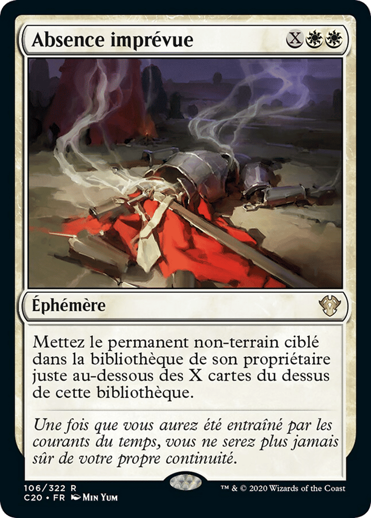 Absence imprévue — Commander 2020 — Magic: The Gathering