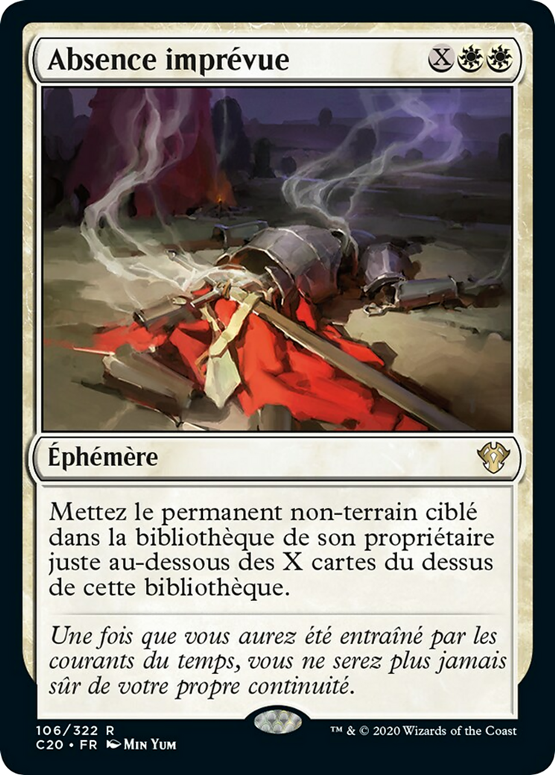 Absence imprévue — Commander 2020 — Magic: The Gathering