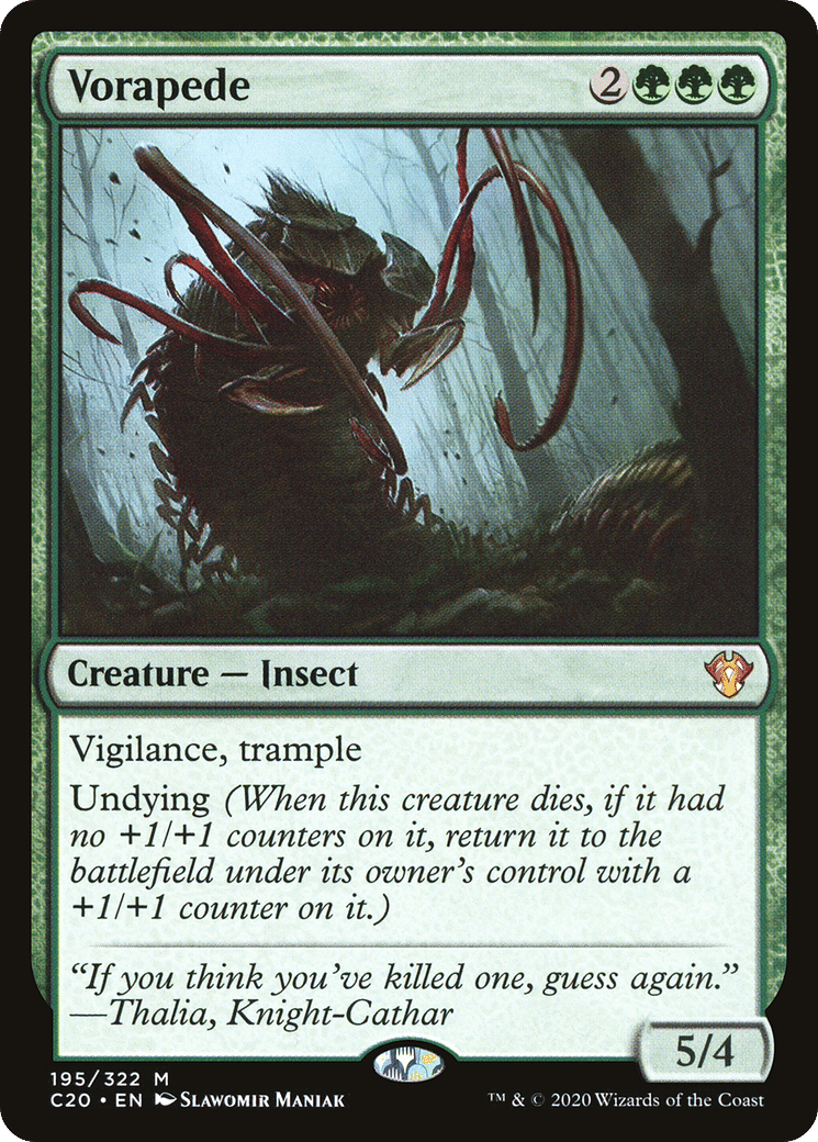 Vorapede — Commander 2020 — Magic: The Gathering