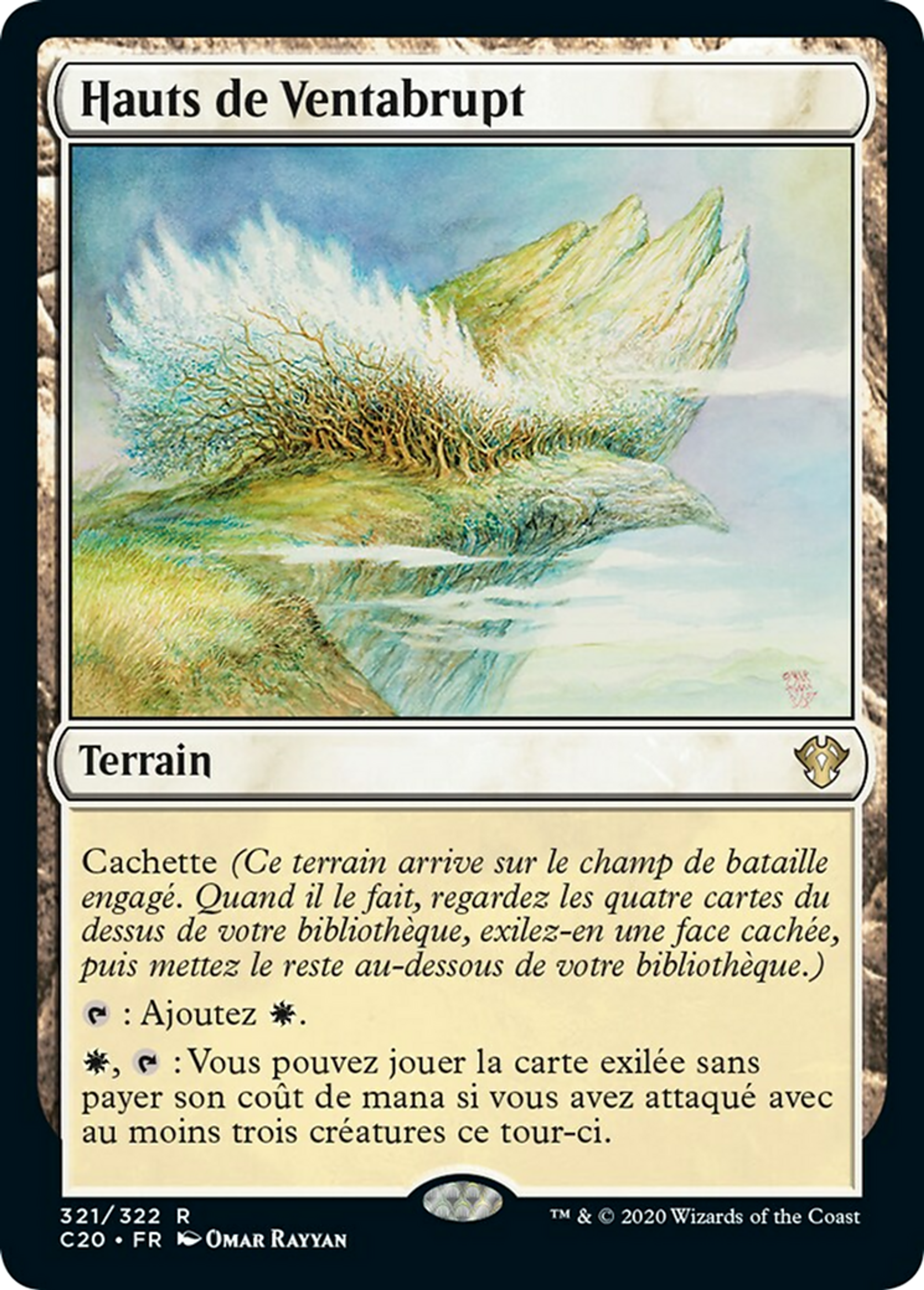 Hauts de Ventabrupt — Commander 2020 — Magic: The Gathering