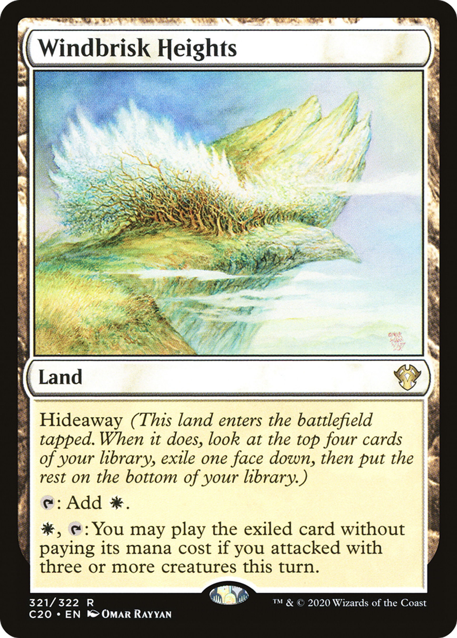Windbrisk Heights — Commander 2020 — Magic: The Gathering