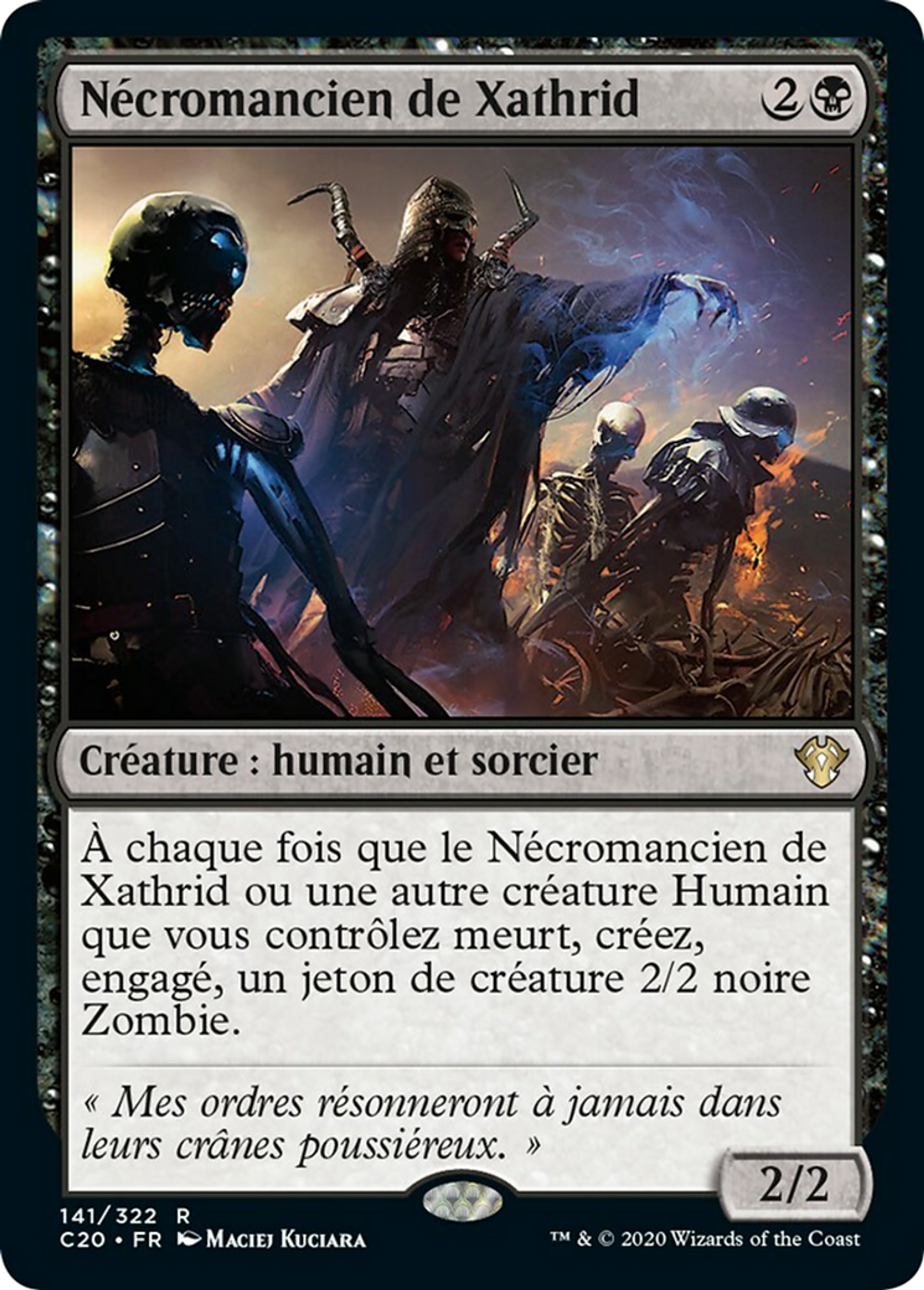 Nécromancien de Xathrid — Commander 2020 — Magic: The Gathering