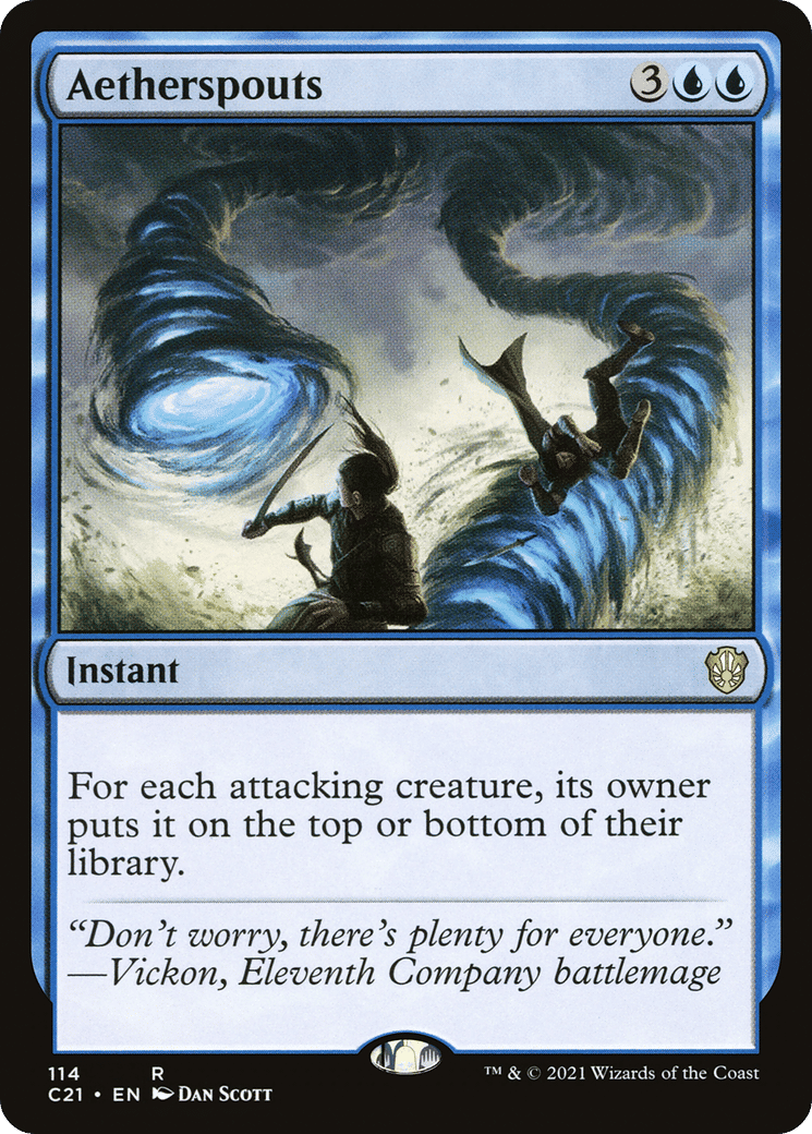 Aetherspouts — Commander 2021 — Magic: The Gathering