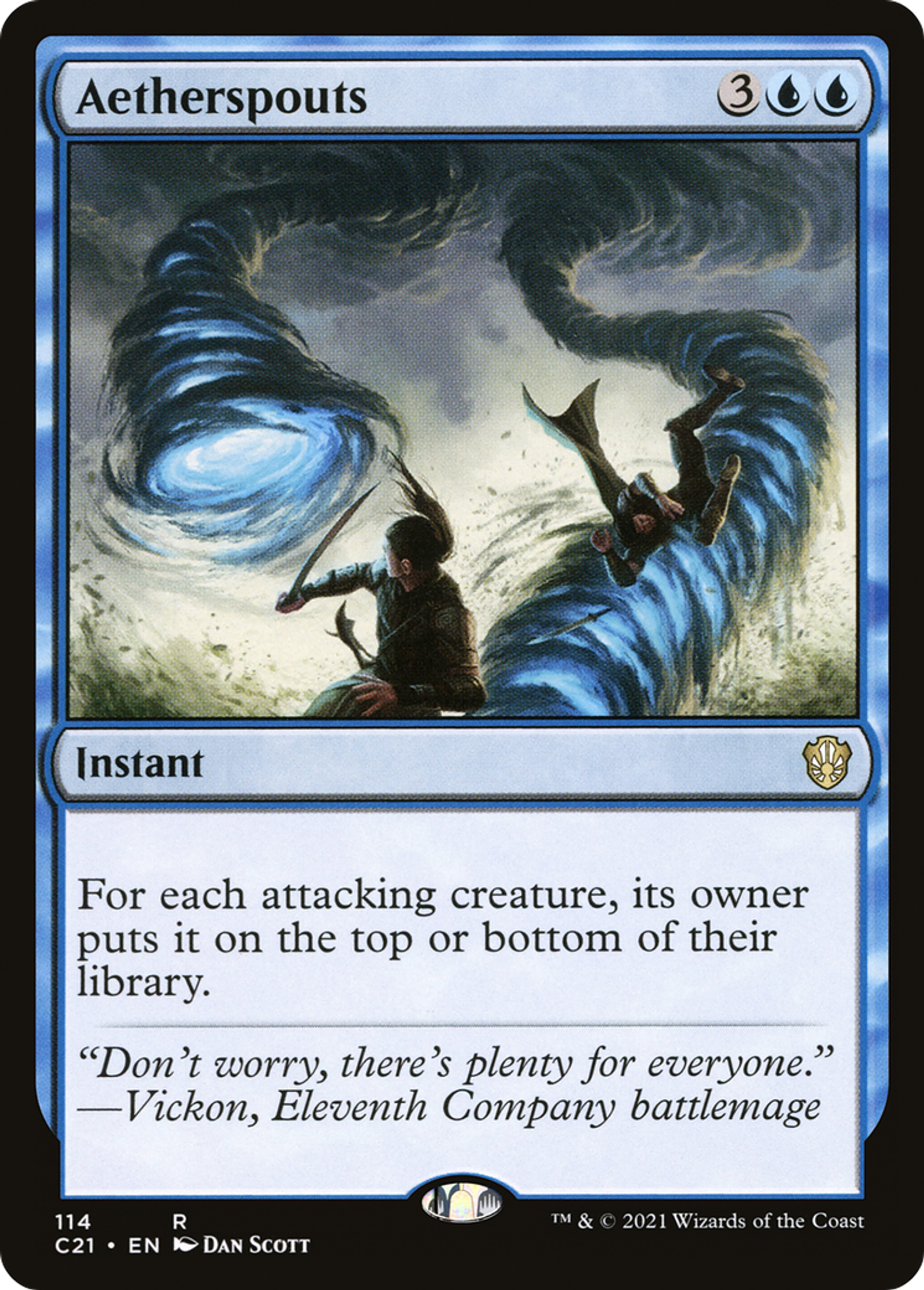 Aetherspouts — Commander 2021 — Magic: The Gathering