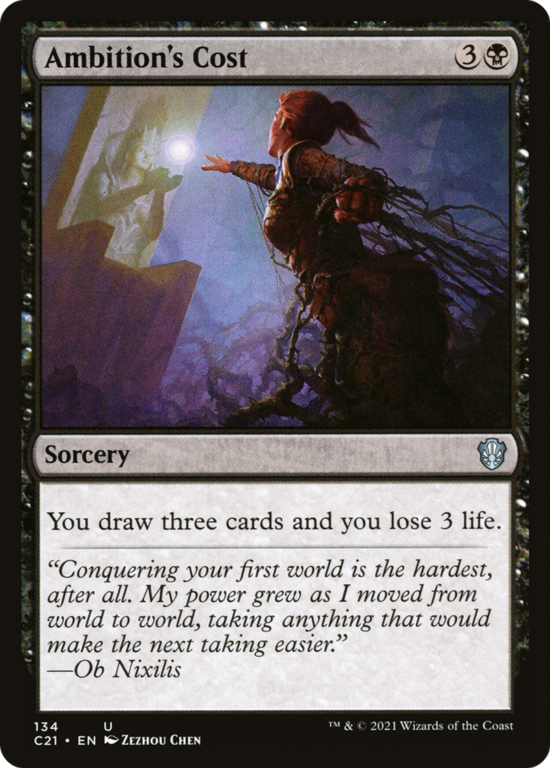 Ambition's Cost — Commander 2021 — Magic: The Gathering