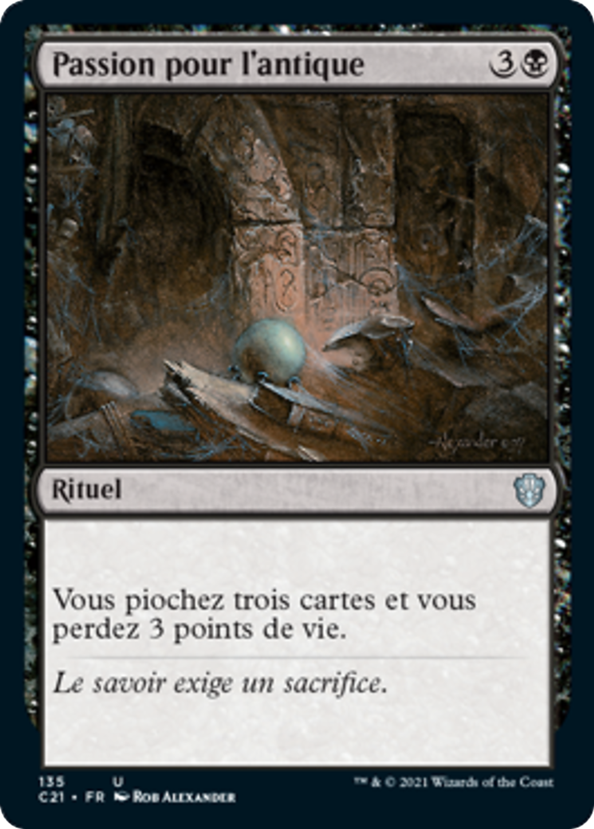 Passion pour l'antique — Commander 2021 — Magic: The Gathering