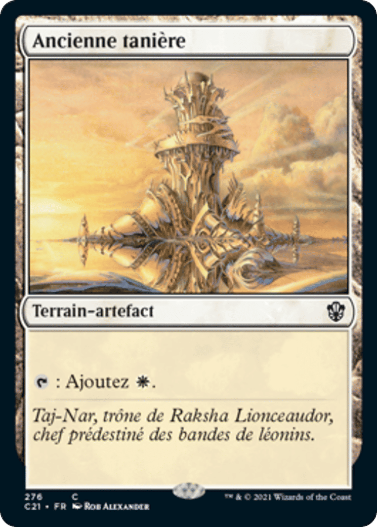Ancienne tanière — Commander 2021 — Magic: The Gathering