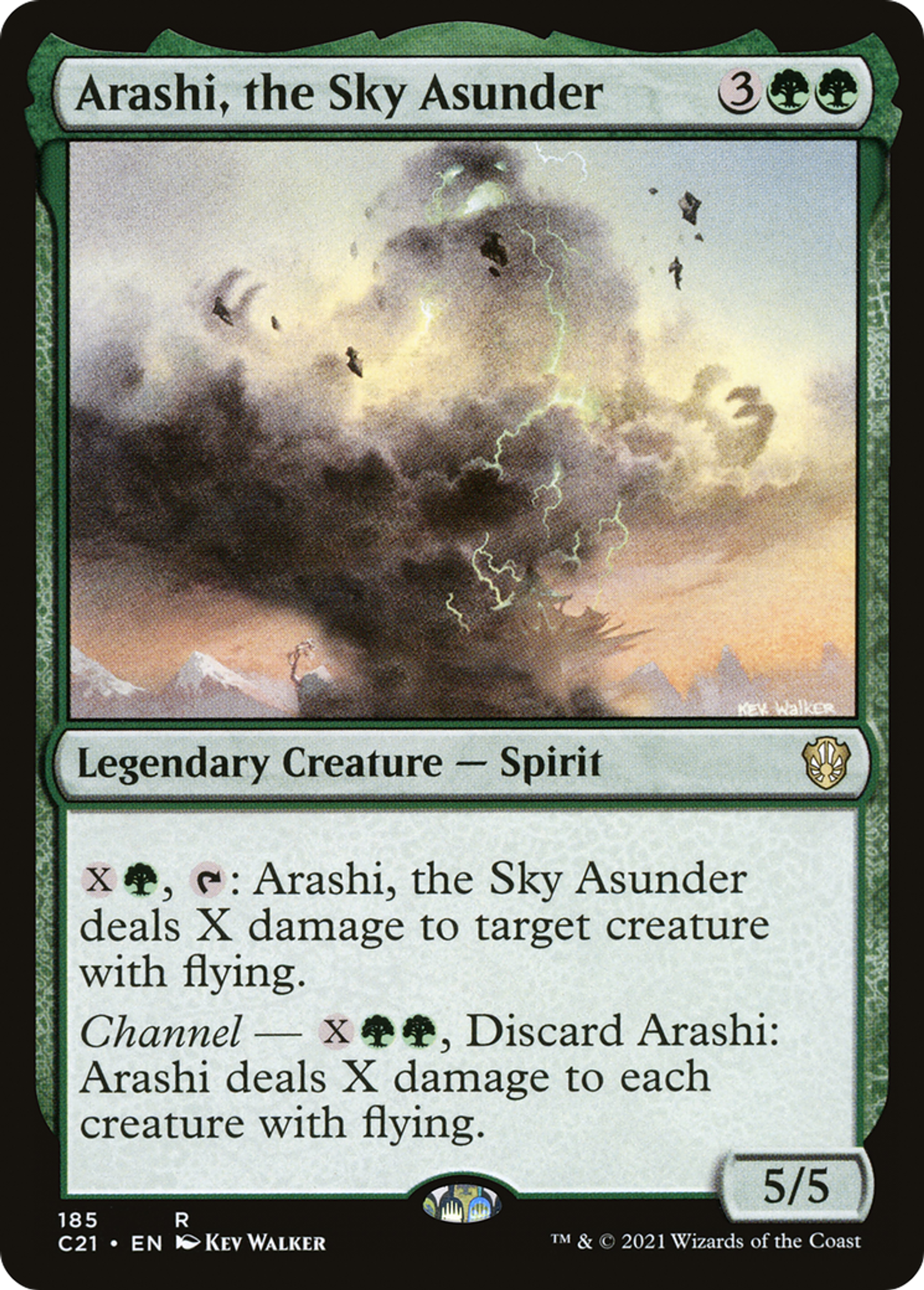 Arashi, the Sky Asunder — Commander 2021 — Magic: The Gathering