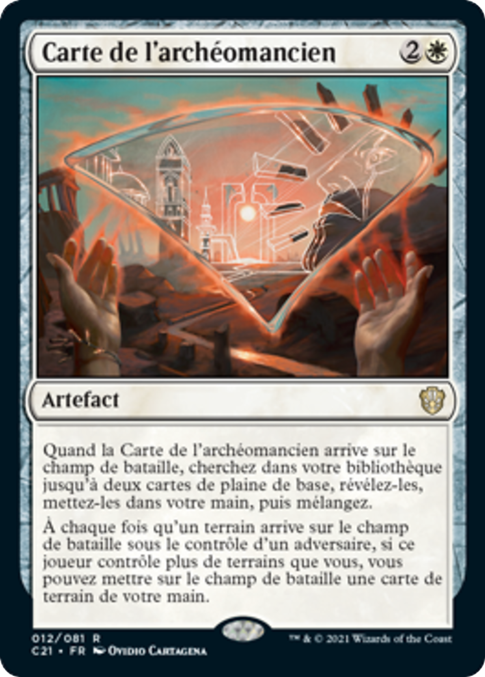 Carte de l'archéomancien — Commander 2021 — Magic: The Gathering
