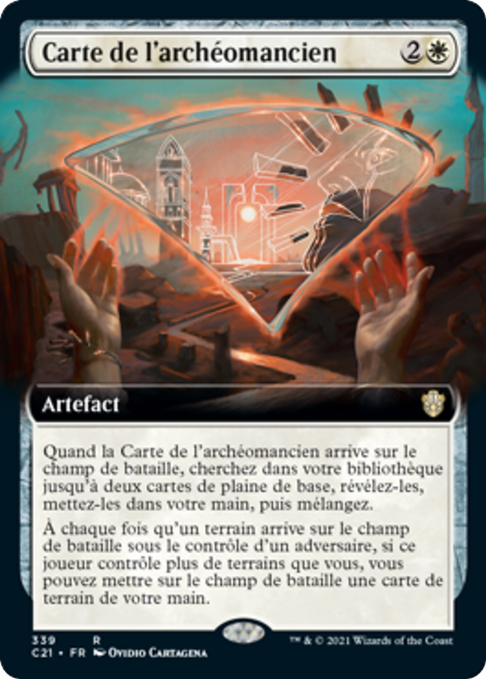 Carte de l'archéomancien — Commander 2021 — Magic: The Gathering