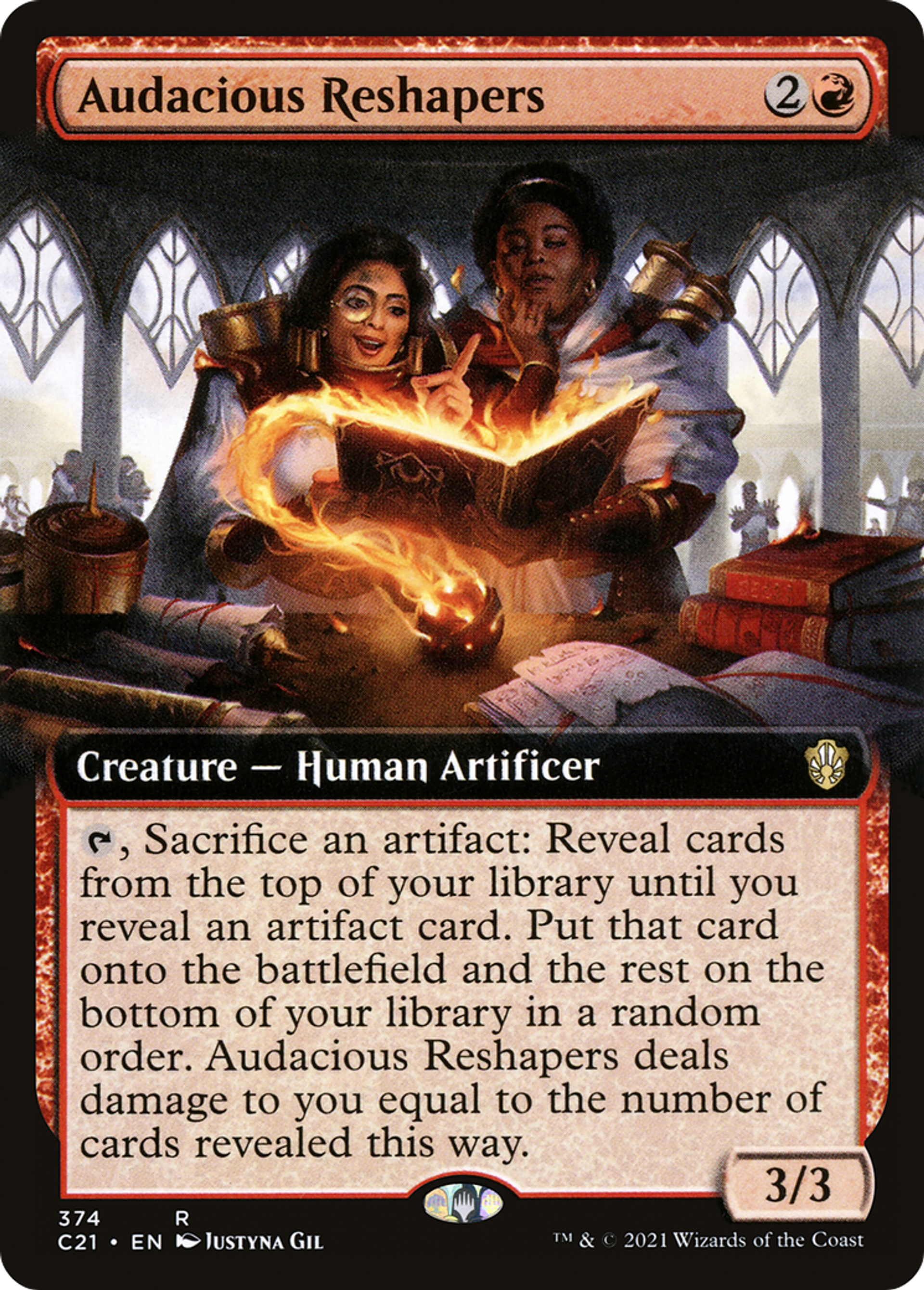 Audacious Reshapers — Commander 2021 — Magic: The Gathering