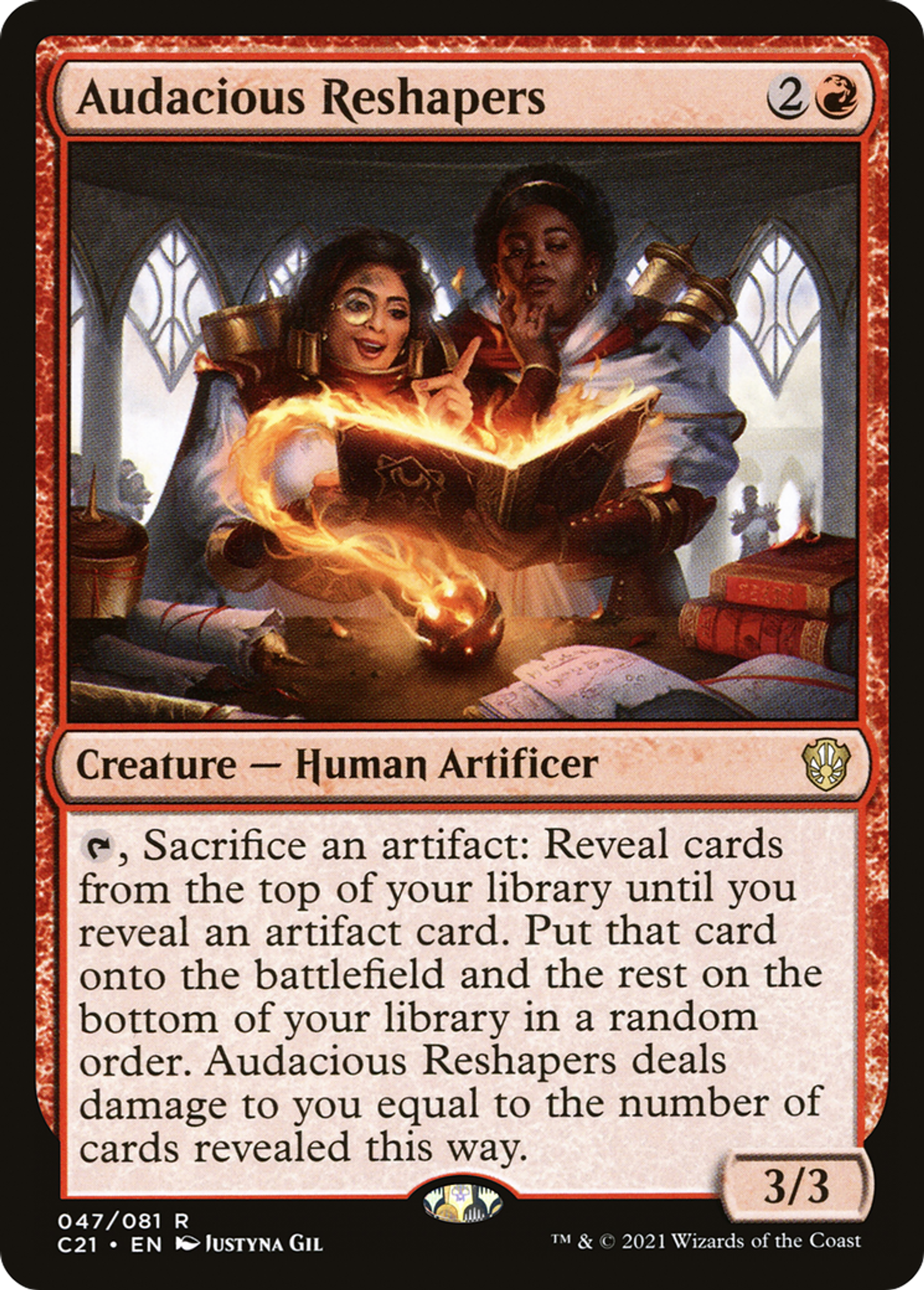 Audacious Reshapers — Commander 2021 — Magic: The Gathering