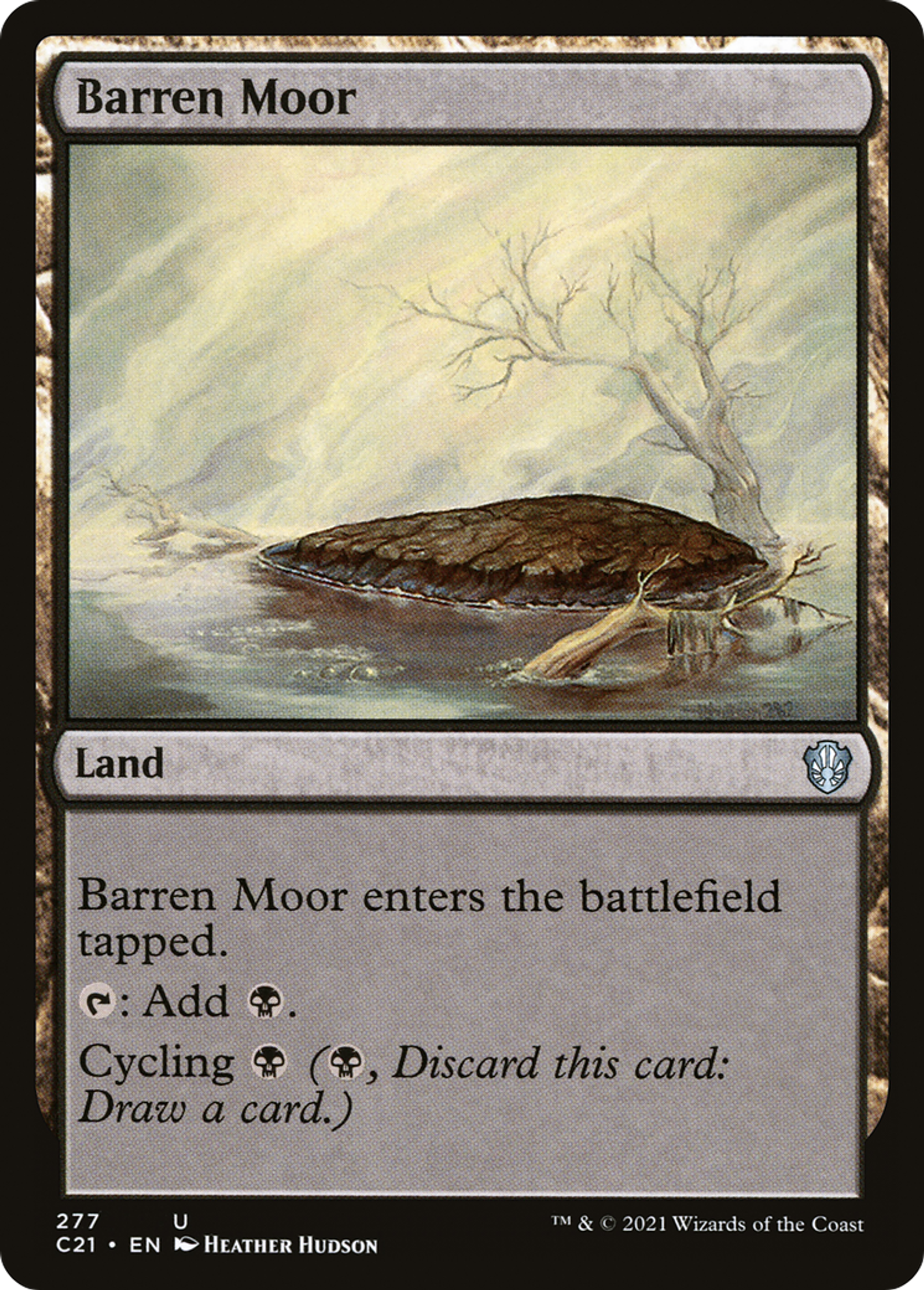 Barren Moor — Commander 2021 — Magic: The Gathering