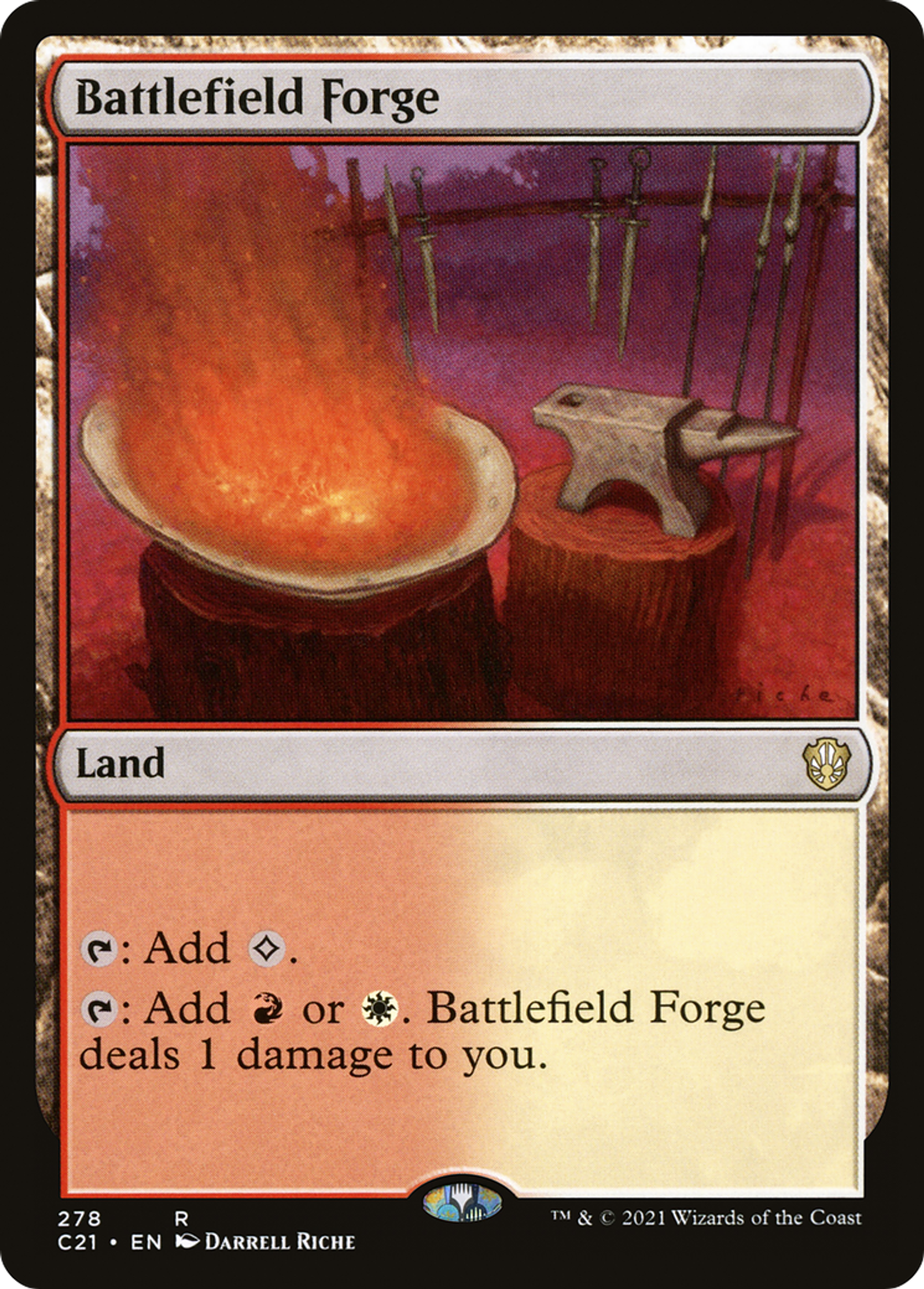 Battlefield Forge — Commander 2021 — Magic: The Gathering