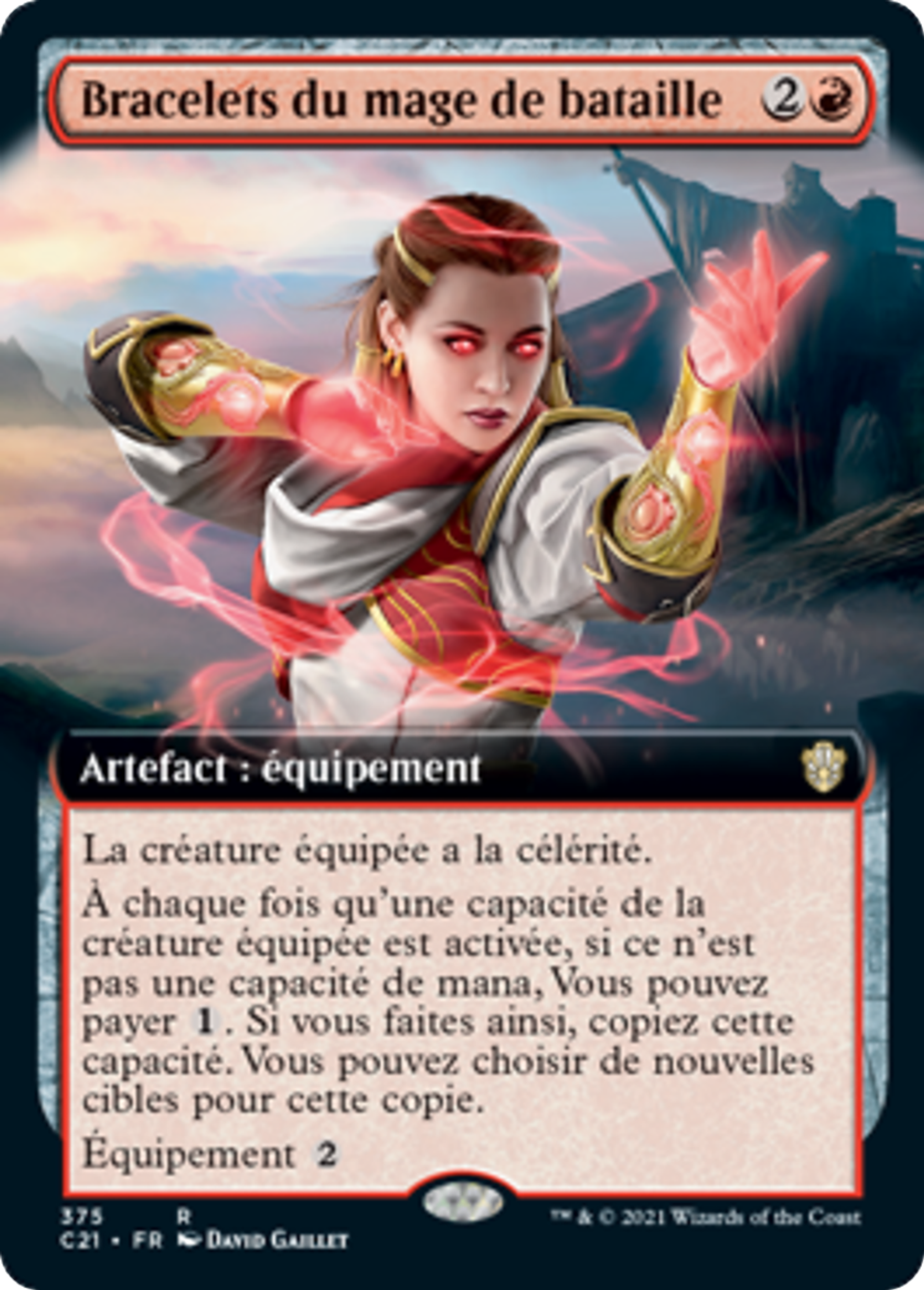 Bracelets du mage de bataille — Commander 2021 — Magic: The Gathering