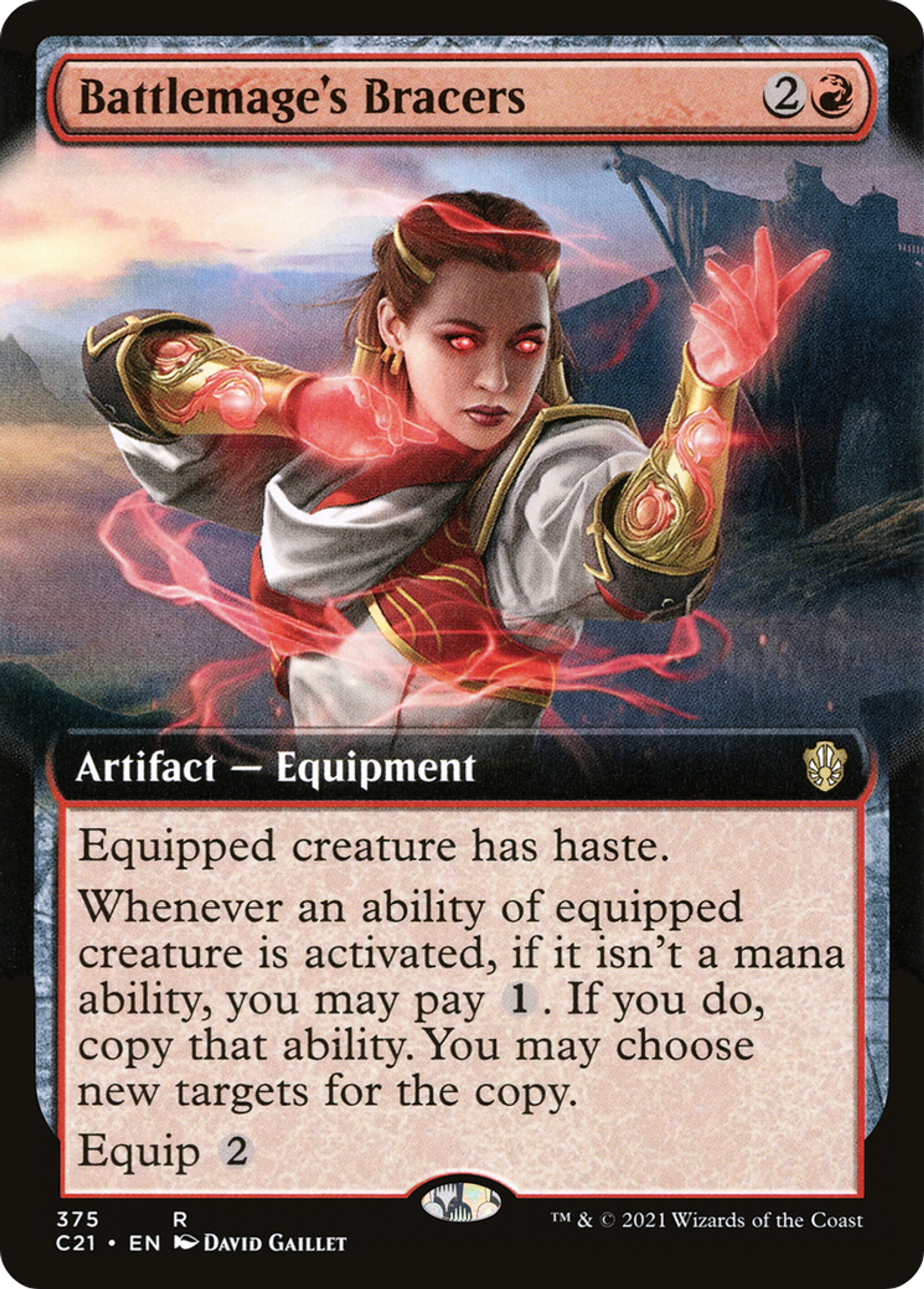 Battlemage's Bracers — Commander 2021 — Magic: The Gathering