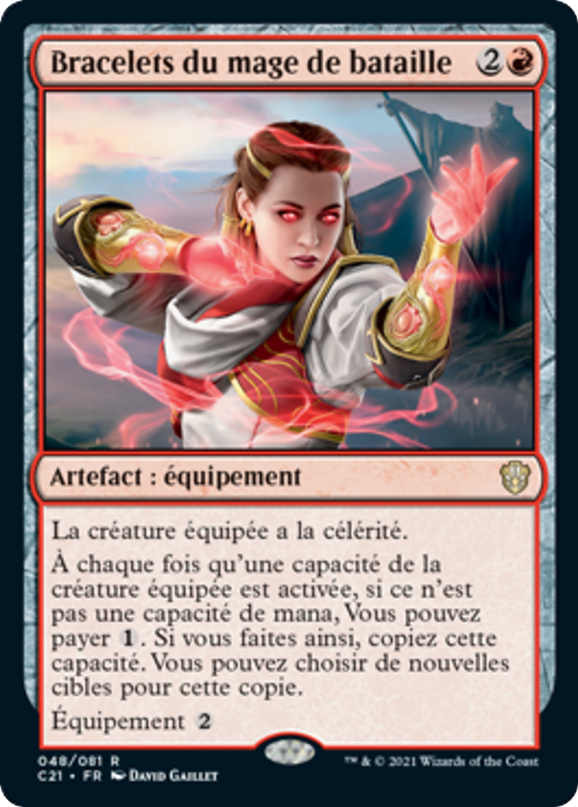 Bracelets du mage de bataille — Commander 2021 — Magic: The Gathering