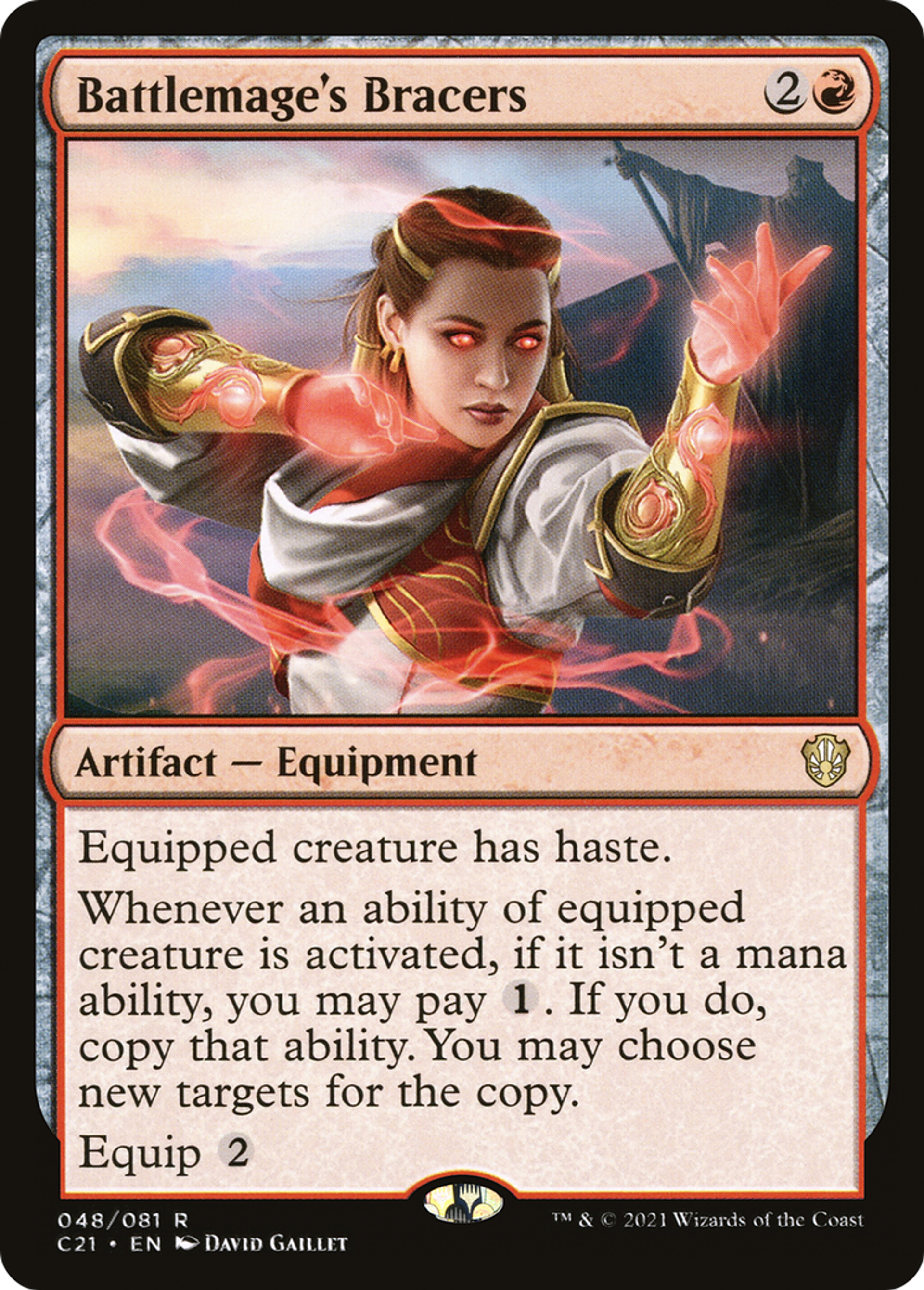 Bracelets du mage de bataille — Commander 2021 — Magic: The Gathering