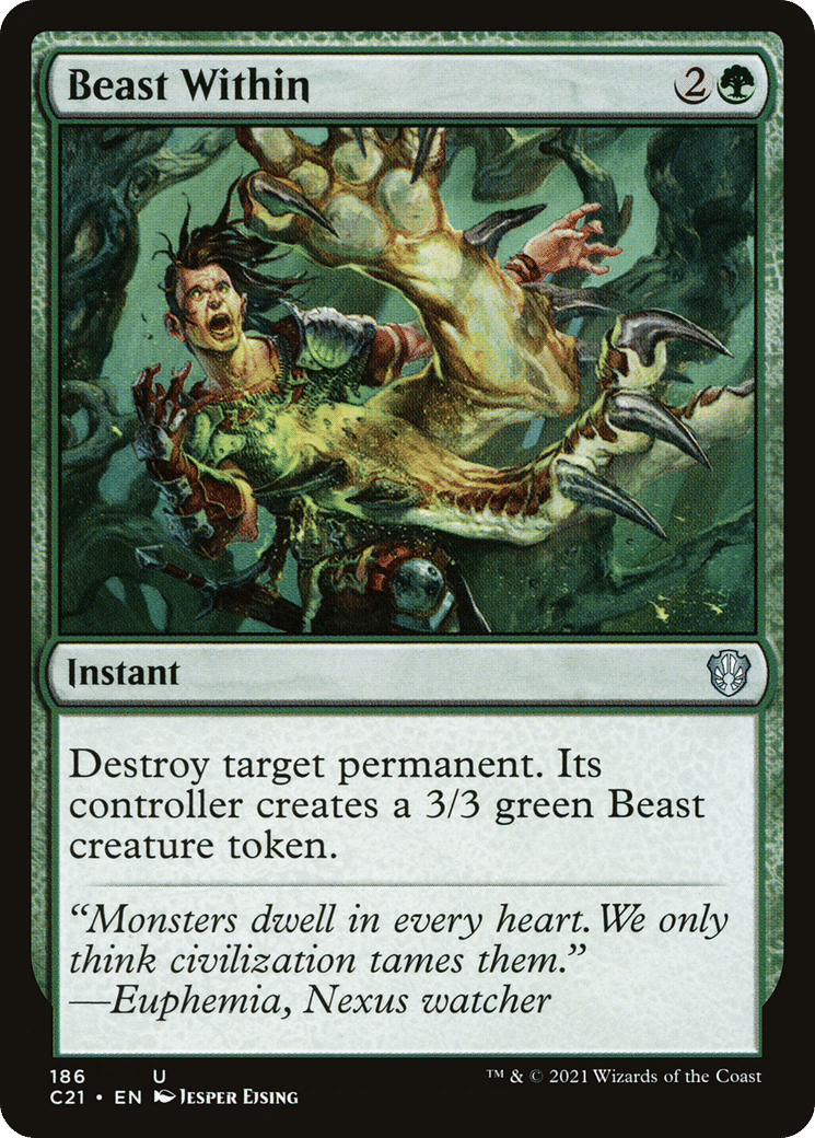 Beast Within — Commander 2021 — Magic: The Gathering