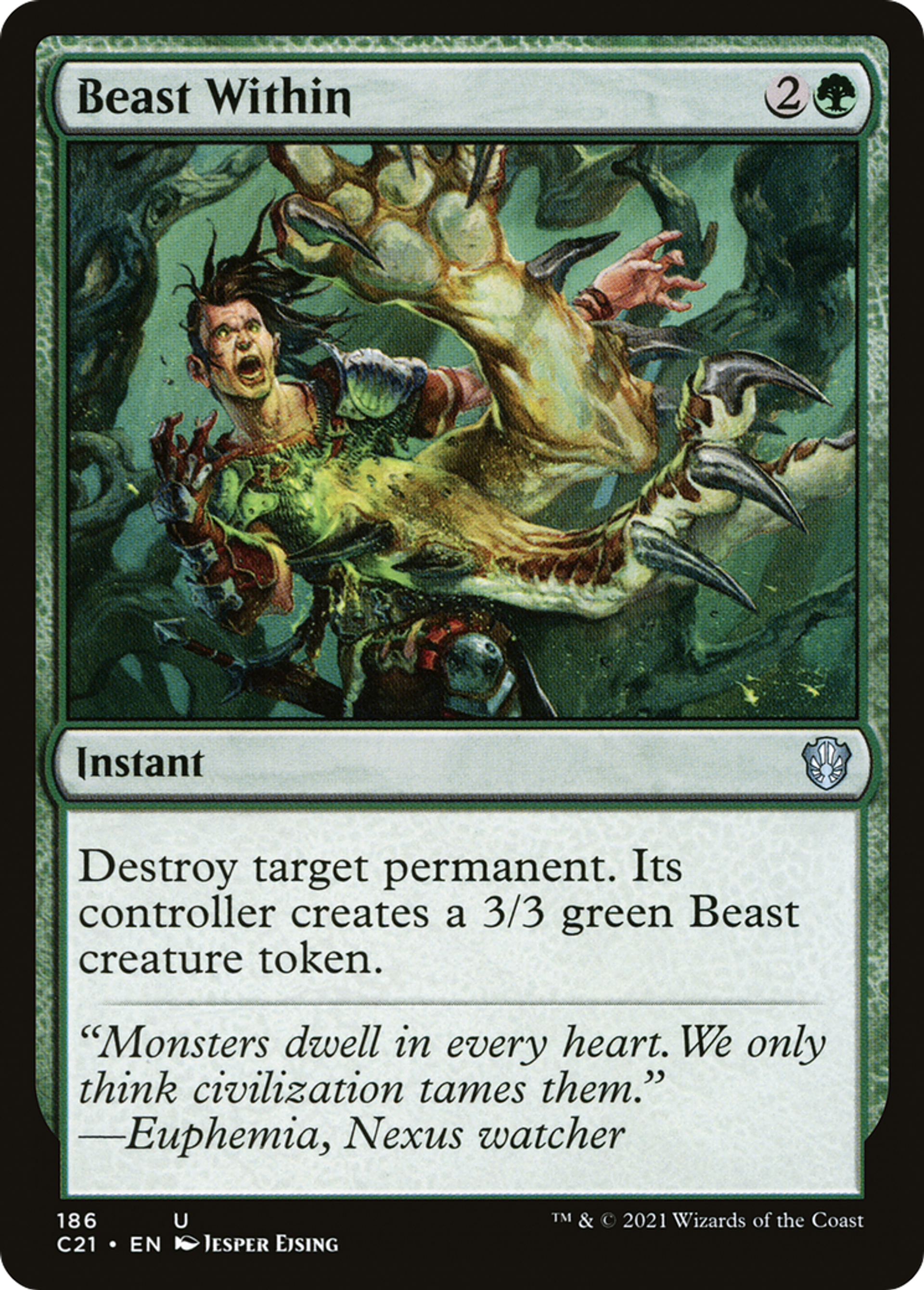 Beast Within — Commander 2021 — Magic: The Gathering