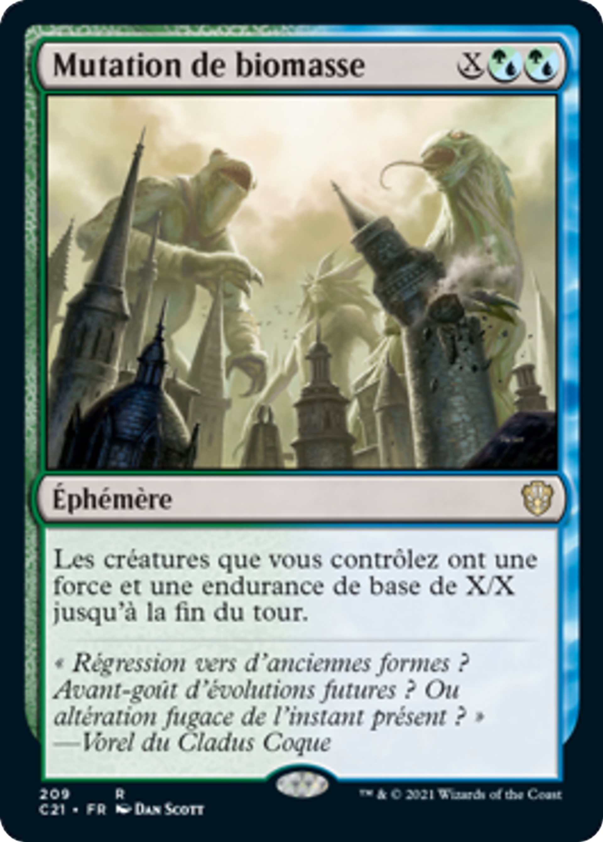 Mutation de biomasse — Commander 2021 — Magic: The Gathering
