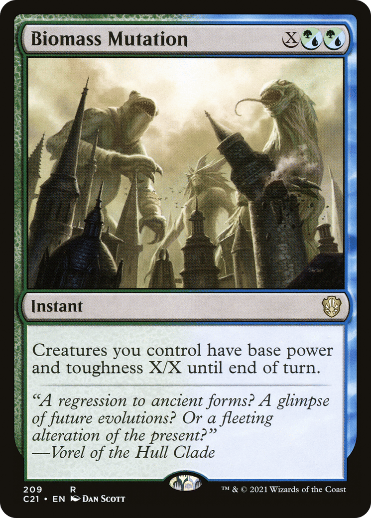 Biomass Mutation — Commander 2021 — Magic: The Gathering