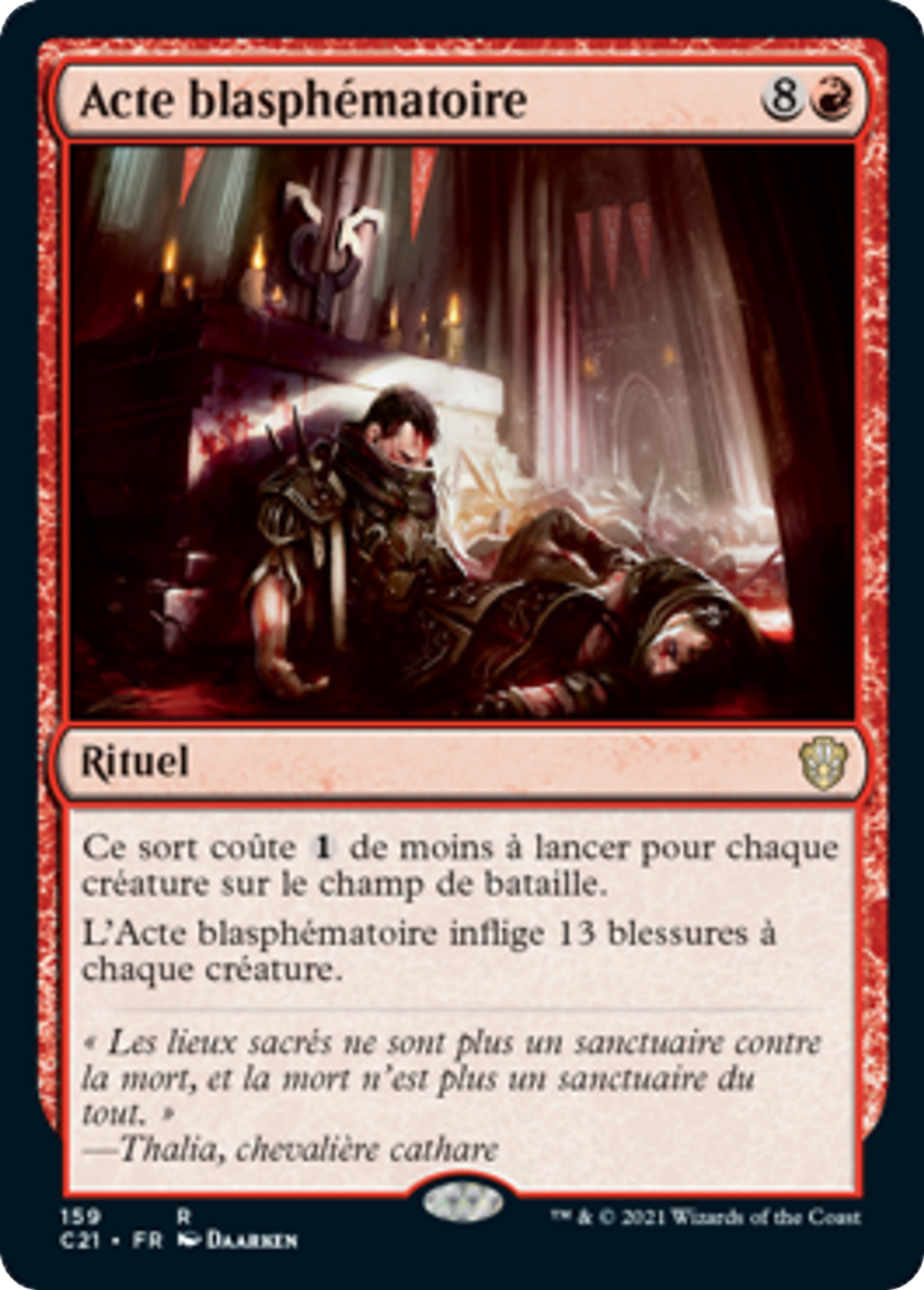 Acte blasphématoire — Commander 2021 — Magic: The Gathering