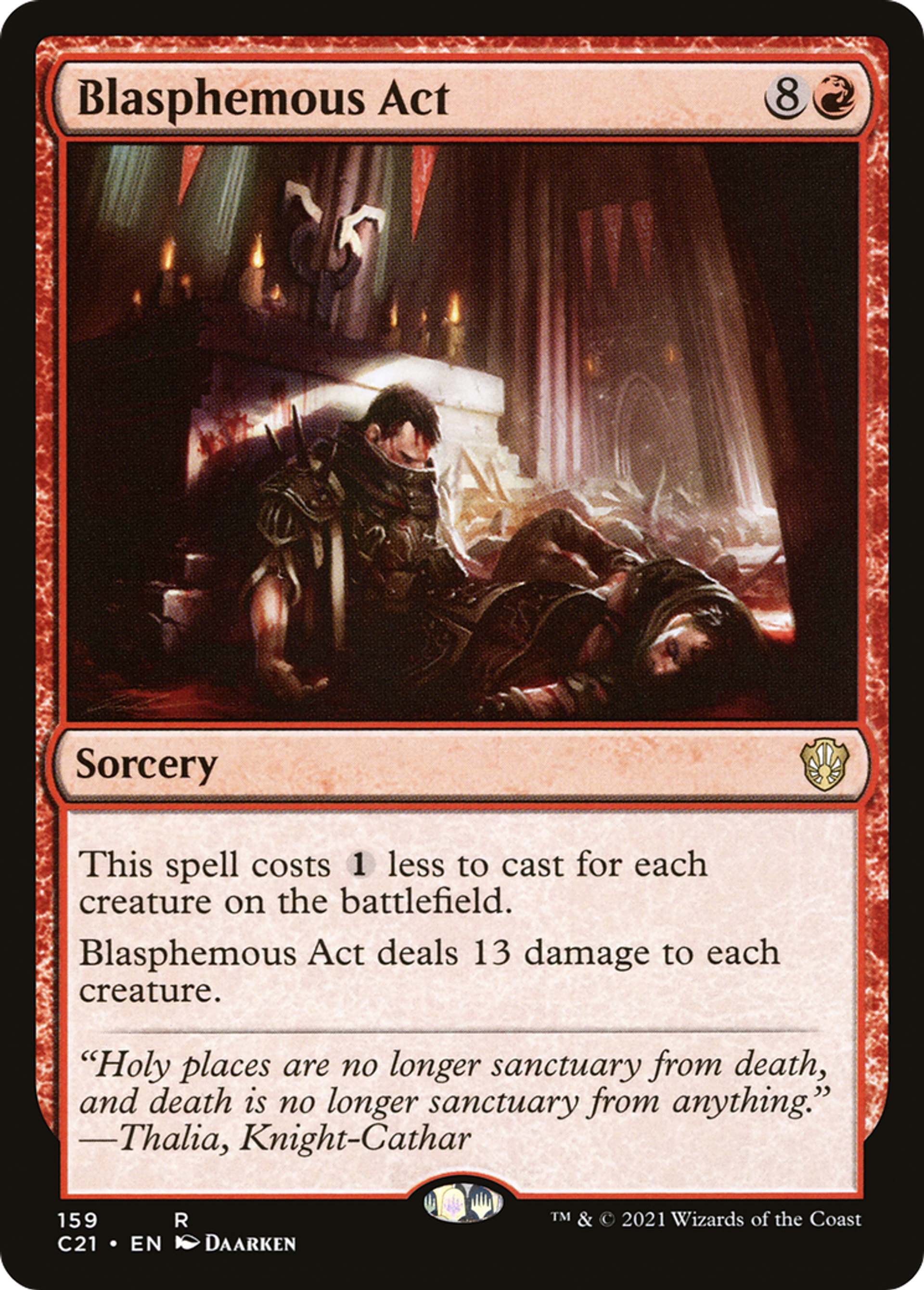 Blasphemous Act — Commander 2021 — Magic: The Gathering