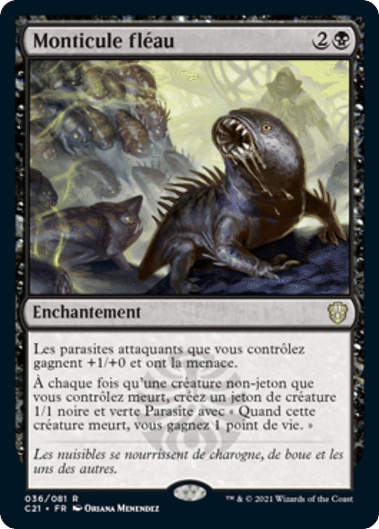 Monticule fléau — Commander 2021 — Magic: The Gathering