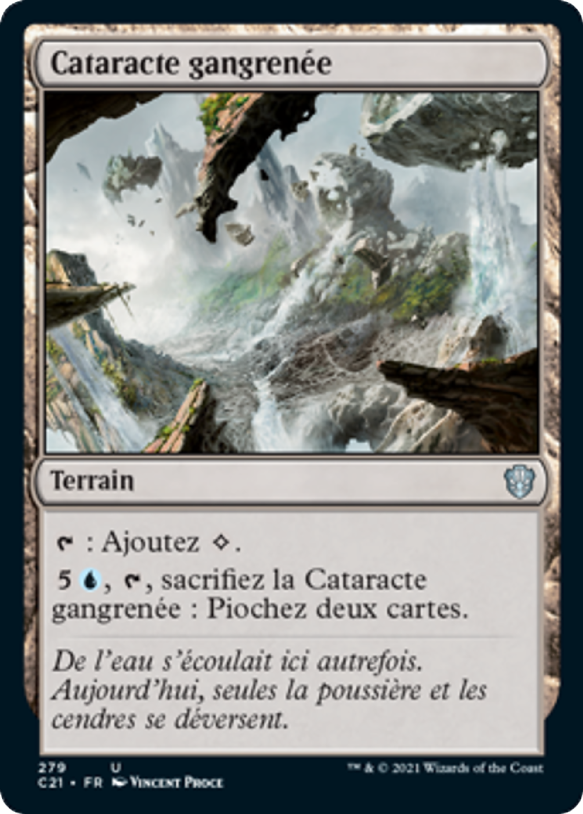 Cataracte gangrenée — Commander 2021 — Magic: The Gathering