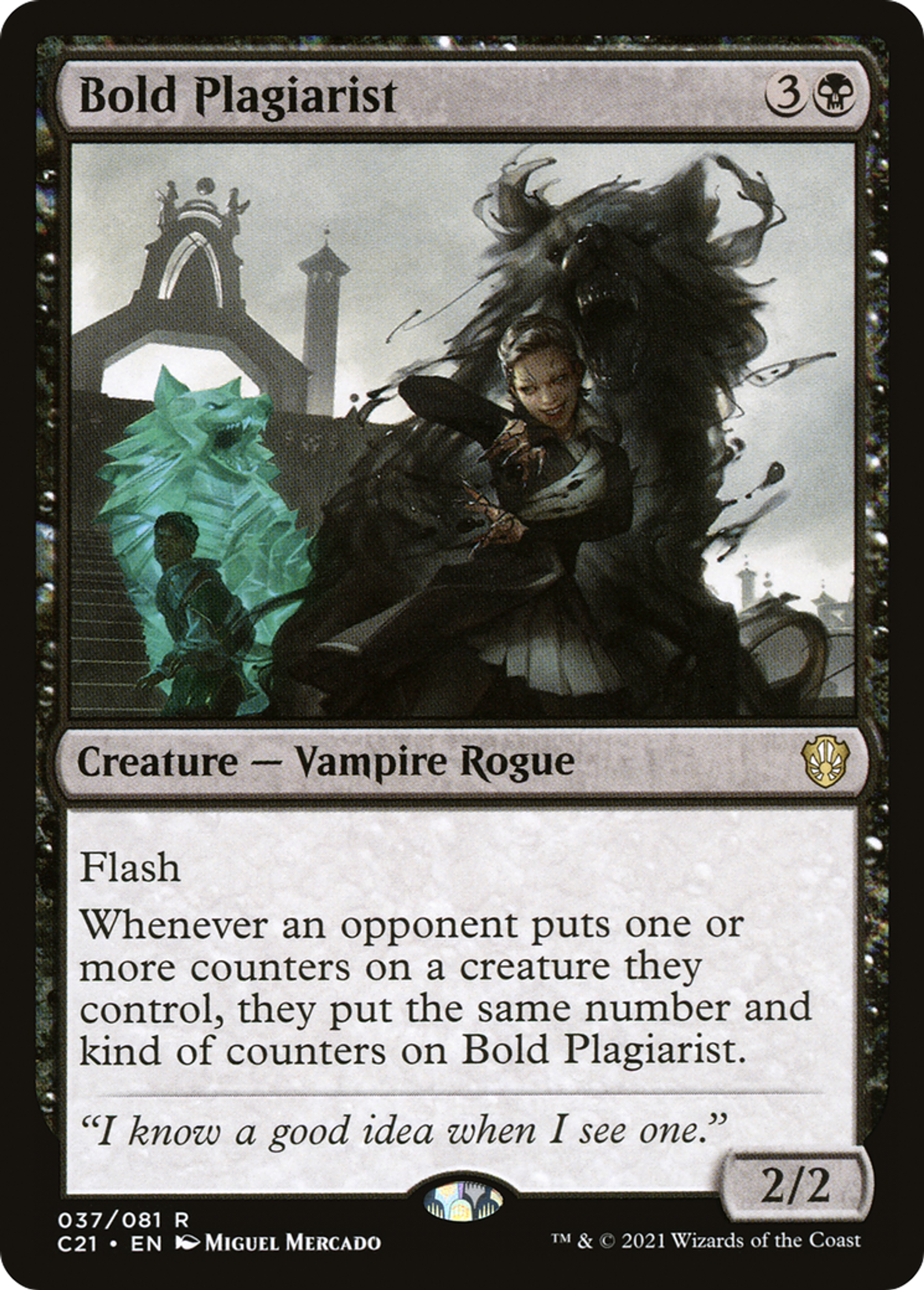 Bold Plagiarist — Commander 2021 — Magic: The Gathering