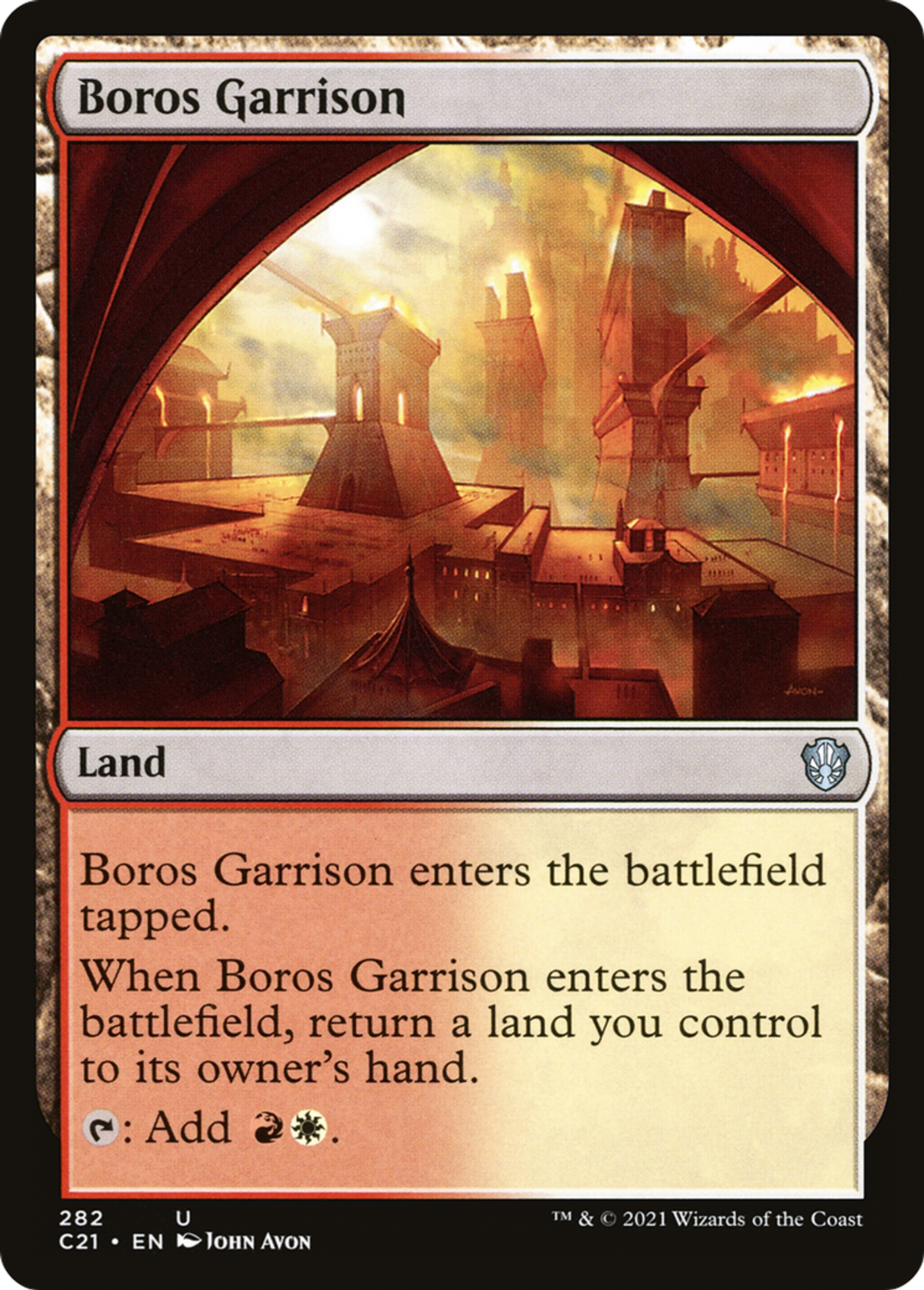 Boros Garrison — Commander 2021 — Magic: The Gathering