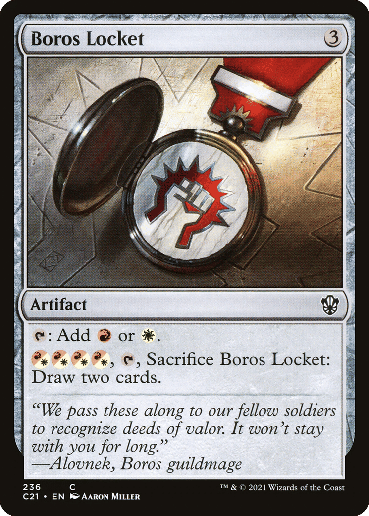 Boros Locket — Commander 2021 — Magic: The Gathering