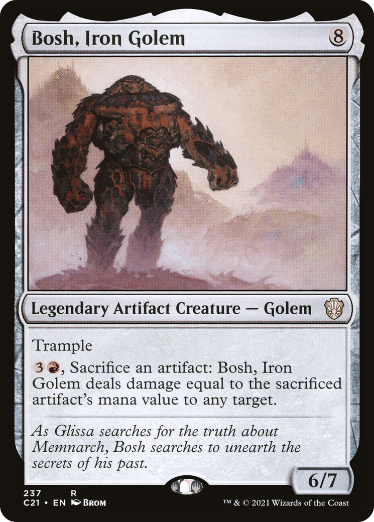 Bosh, Iron Golem — Commander 2021 — Magic: The Gathering