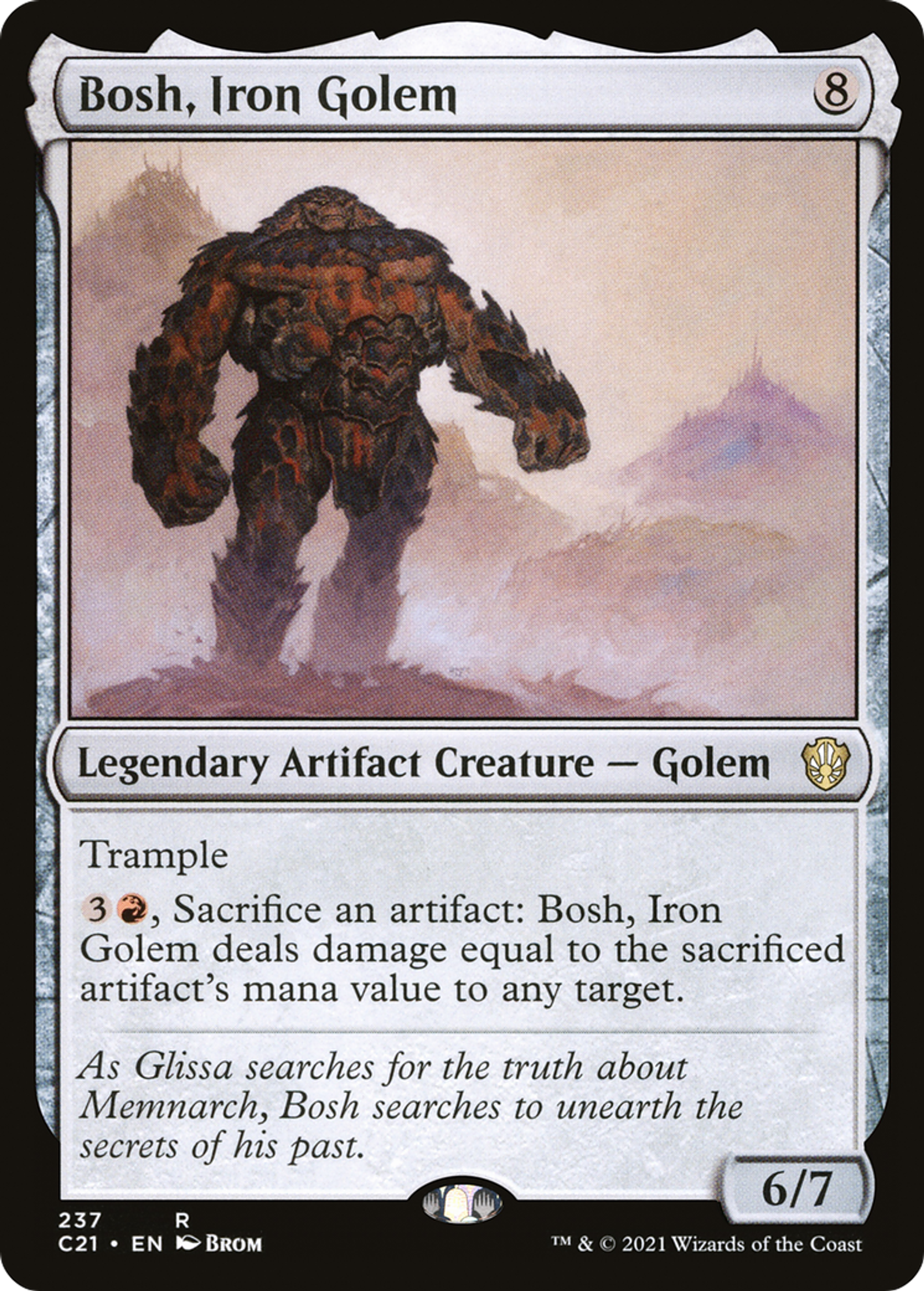 Bosh, Iron Golem — Commander 2021 — Magic: The Gathering