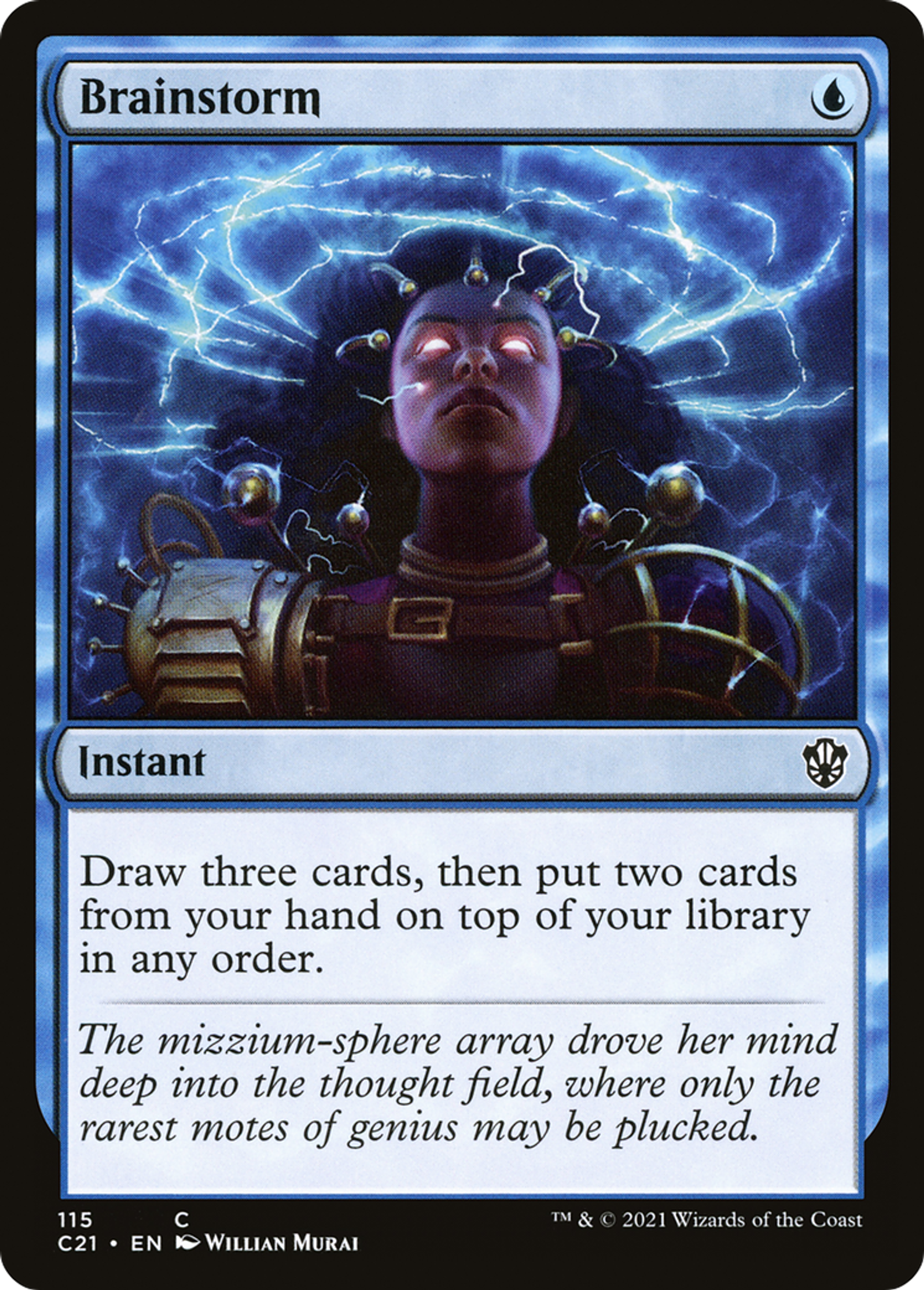 Brainstorm — Commander 2021 — Magic: The Gathering