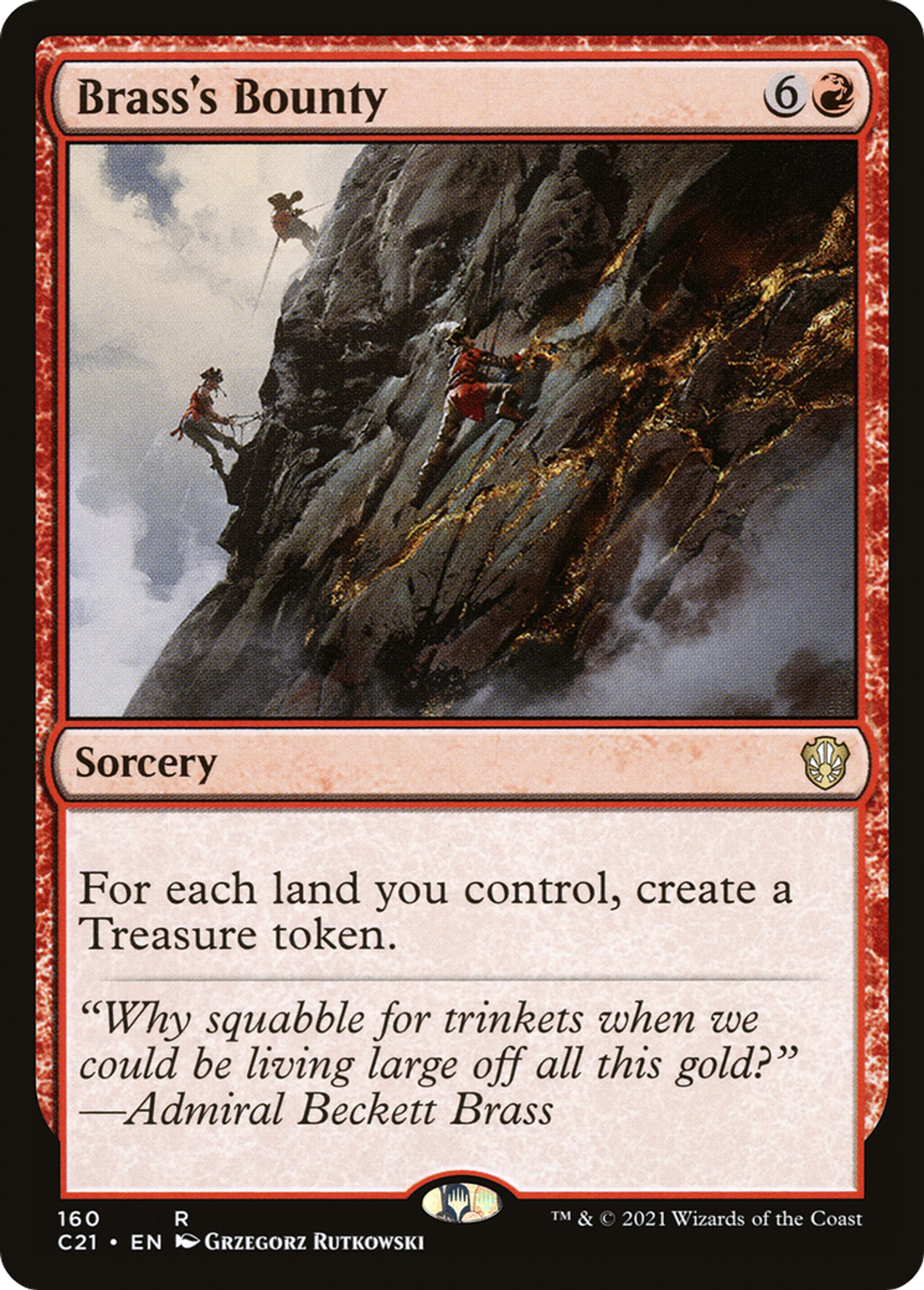 Brass's Bounty — Commander 2021 — Magic: The Gathering
