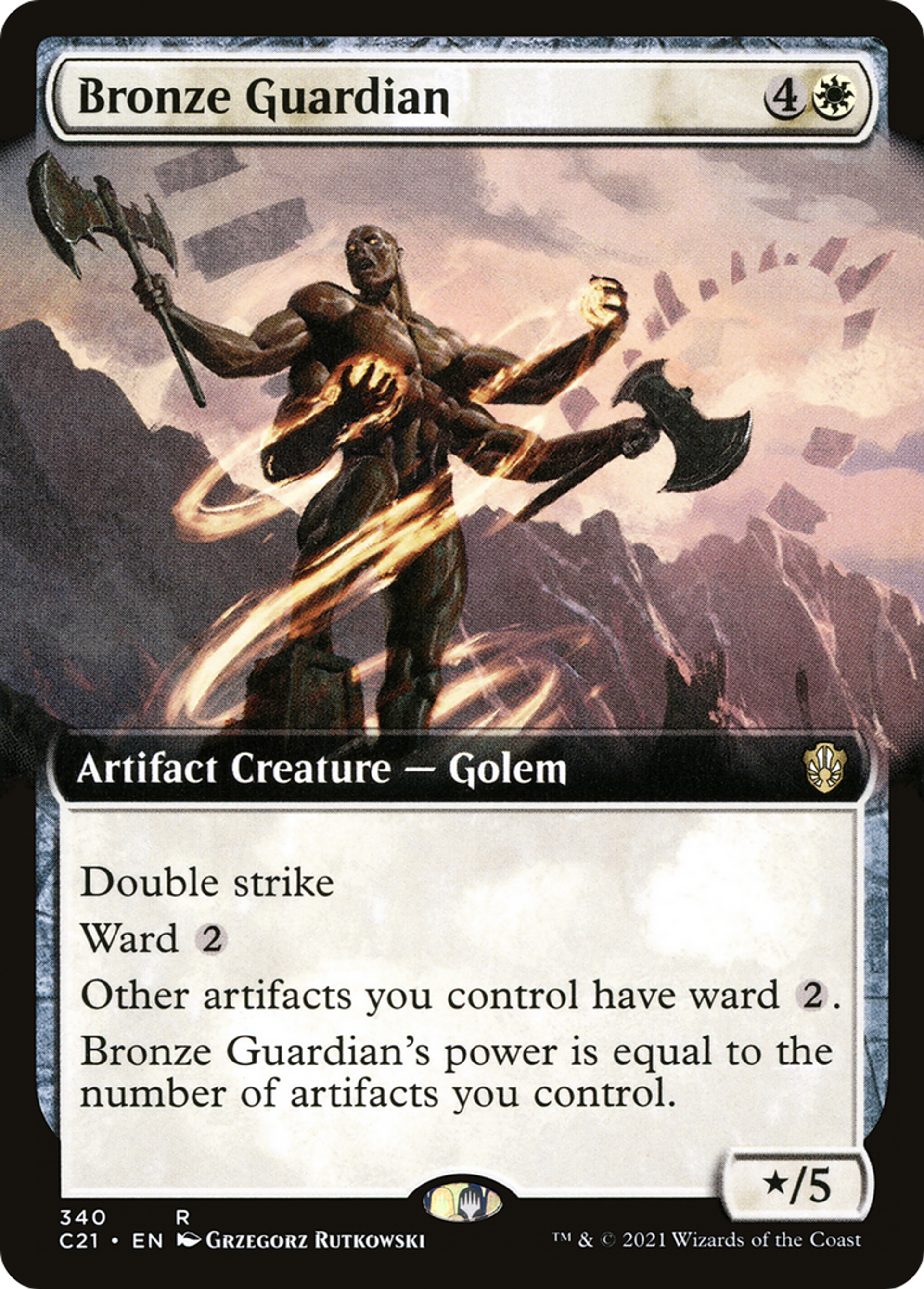Bronze Guardian — Commander 2021 — Magic: The Gathering