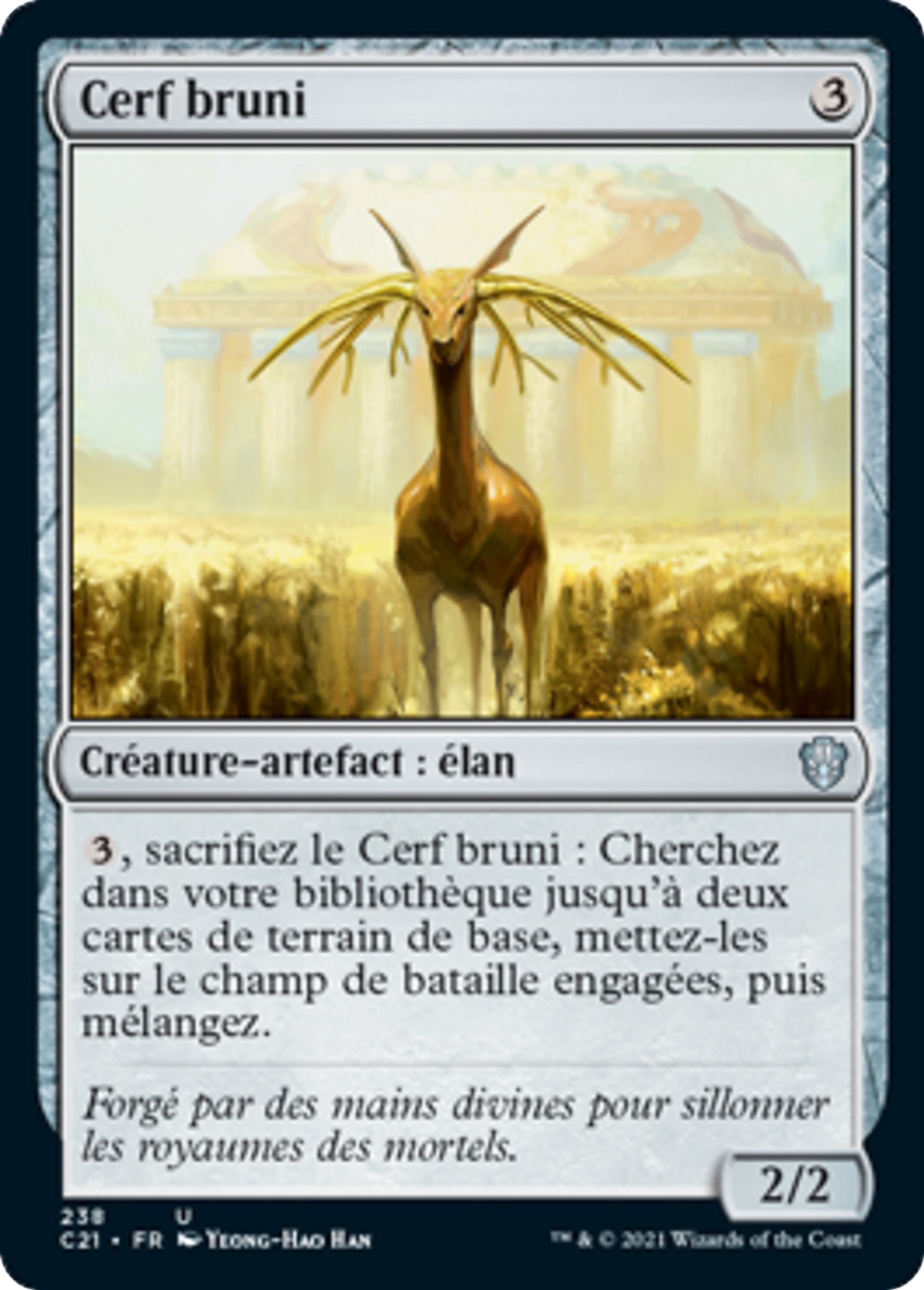 Cerf bruni — Commander 2021 — Magic: The Gathering