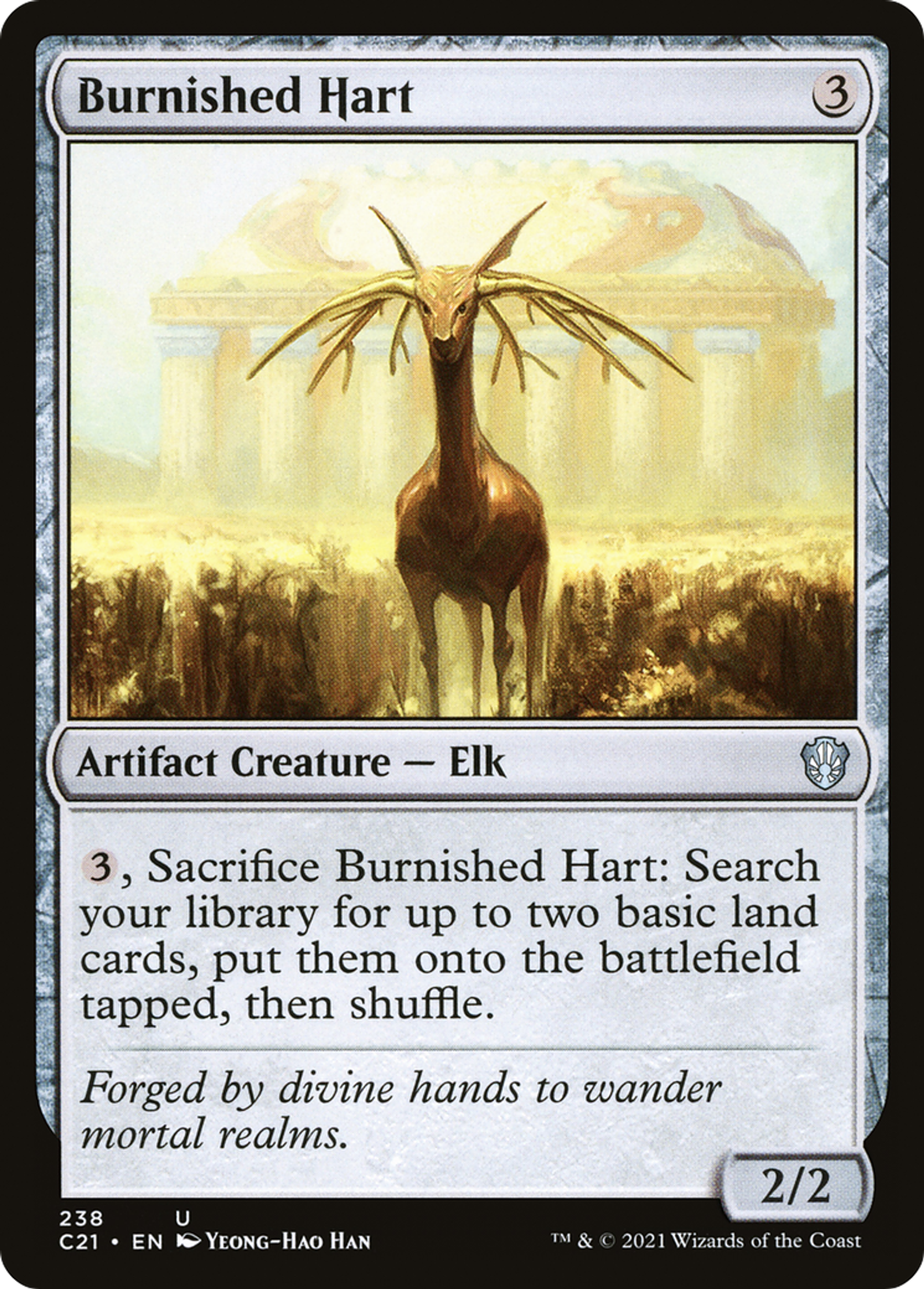Cerf bruni — Commander 2021 — Magic: The Gathering