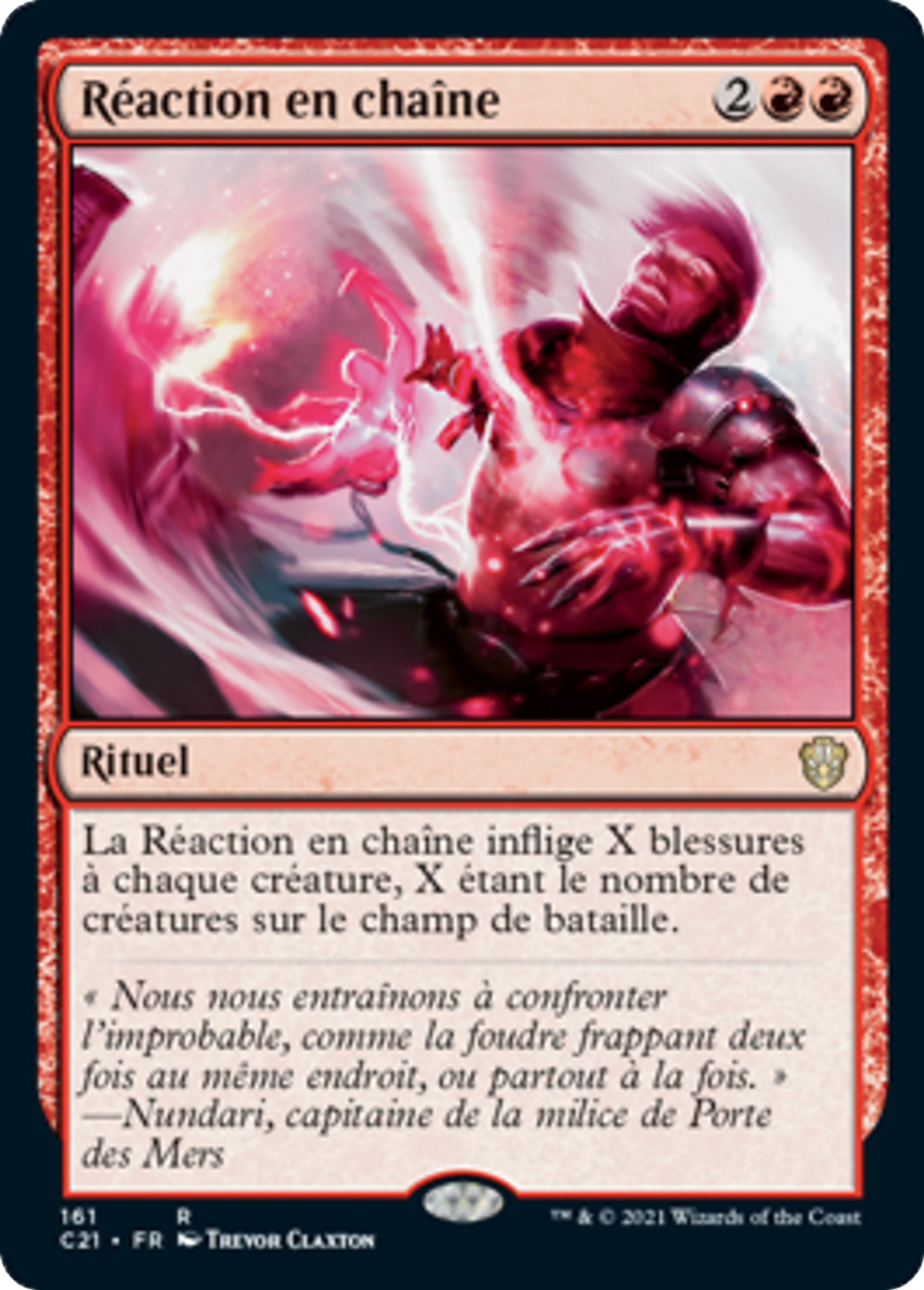 Réaction en chaîne — Commander 2021 — Magic: The Gathering