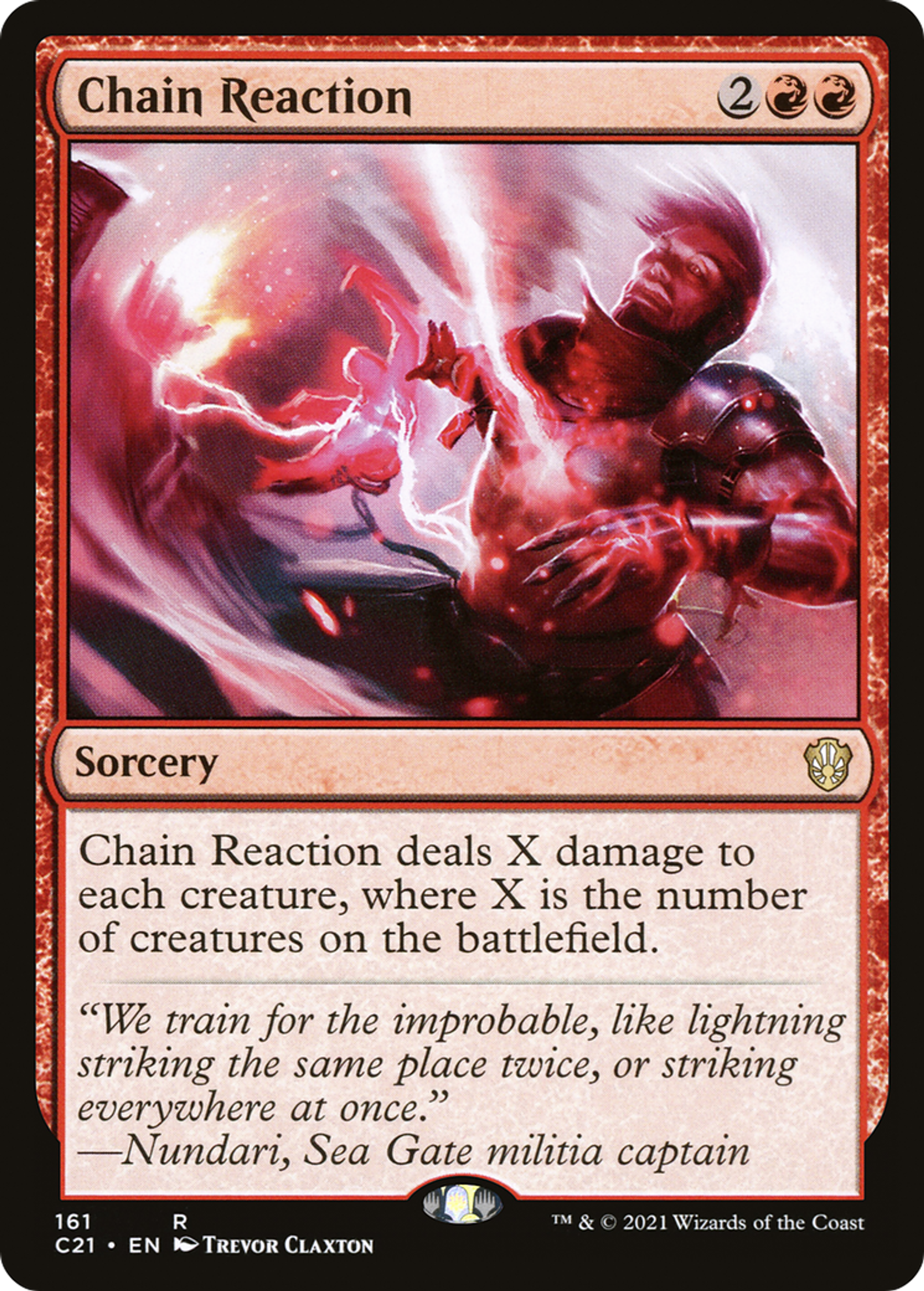Chain Reaction — Commander 2021 — Magic: The Gathering