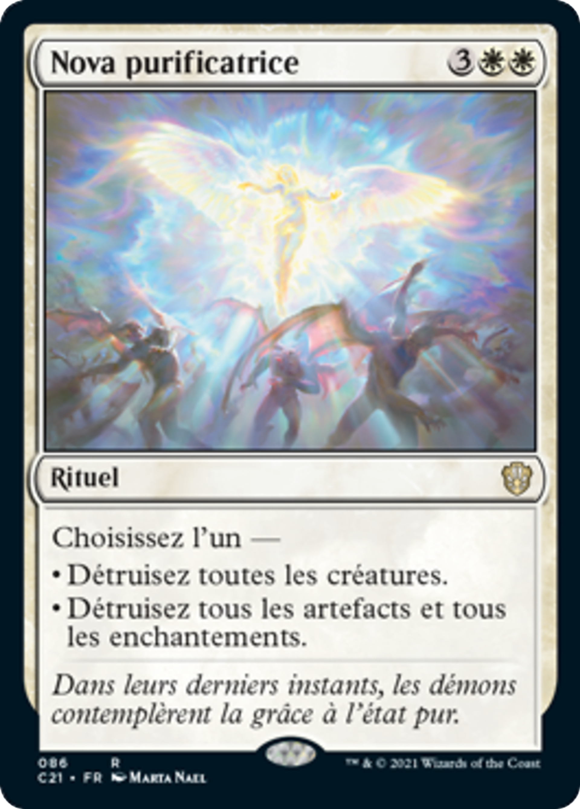 Nova purificatrice — Commander 2021 — Magic: The Gathering