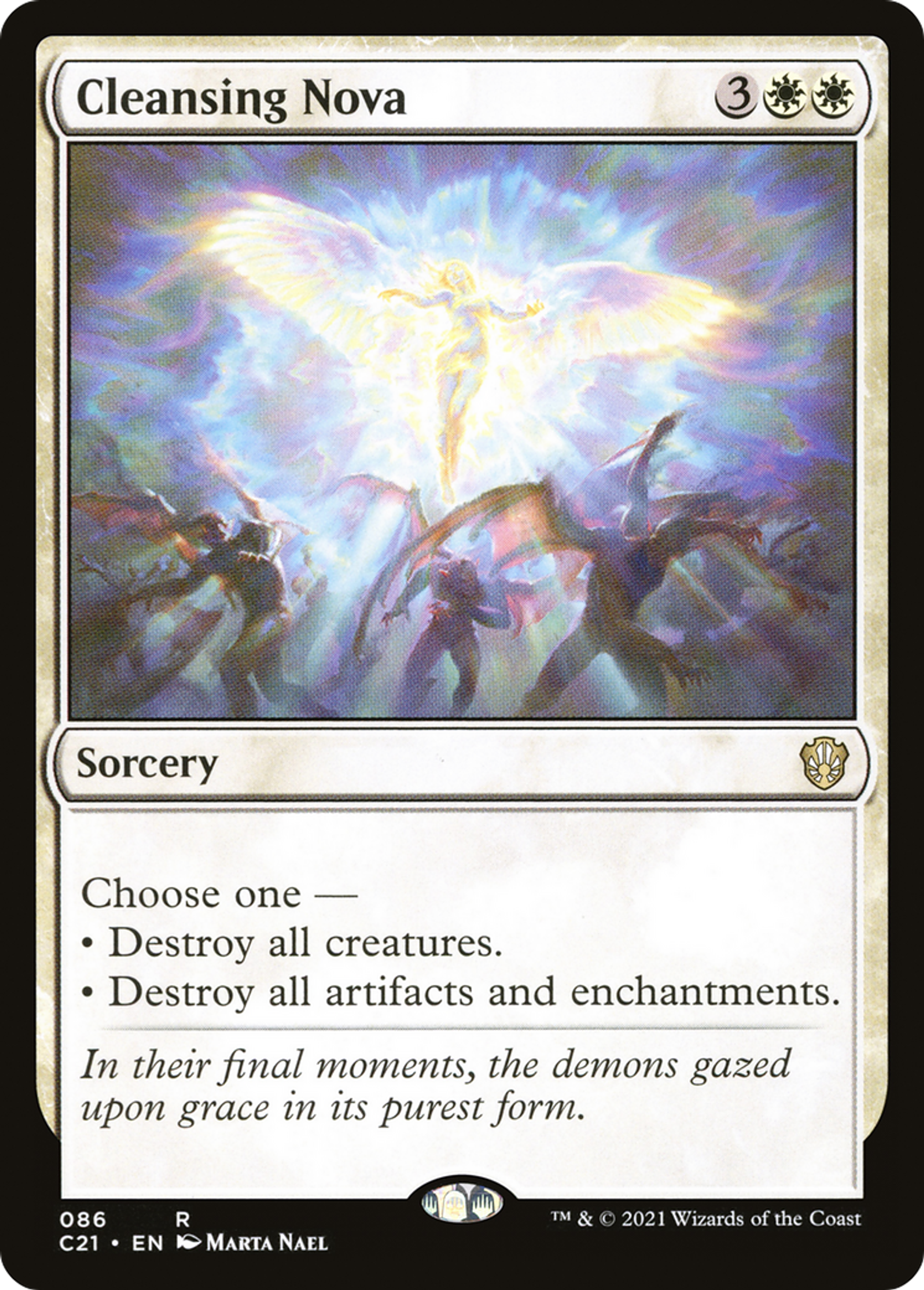 Cleansing Nova — Commander 2021 — Magic: The Gathering