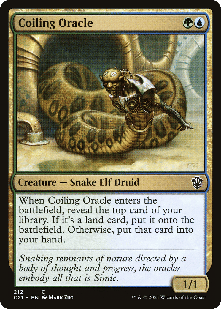 Coiling Oracle — Commander 2021 — Magic: The Gathering