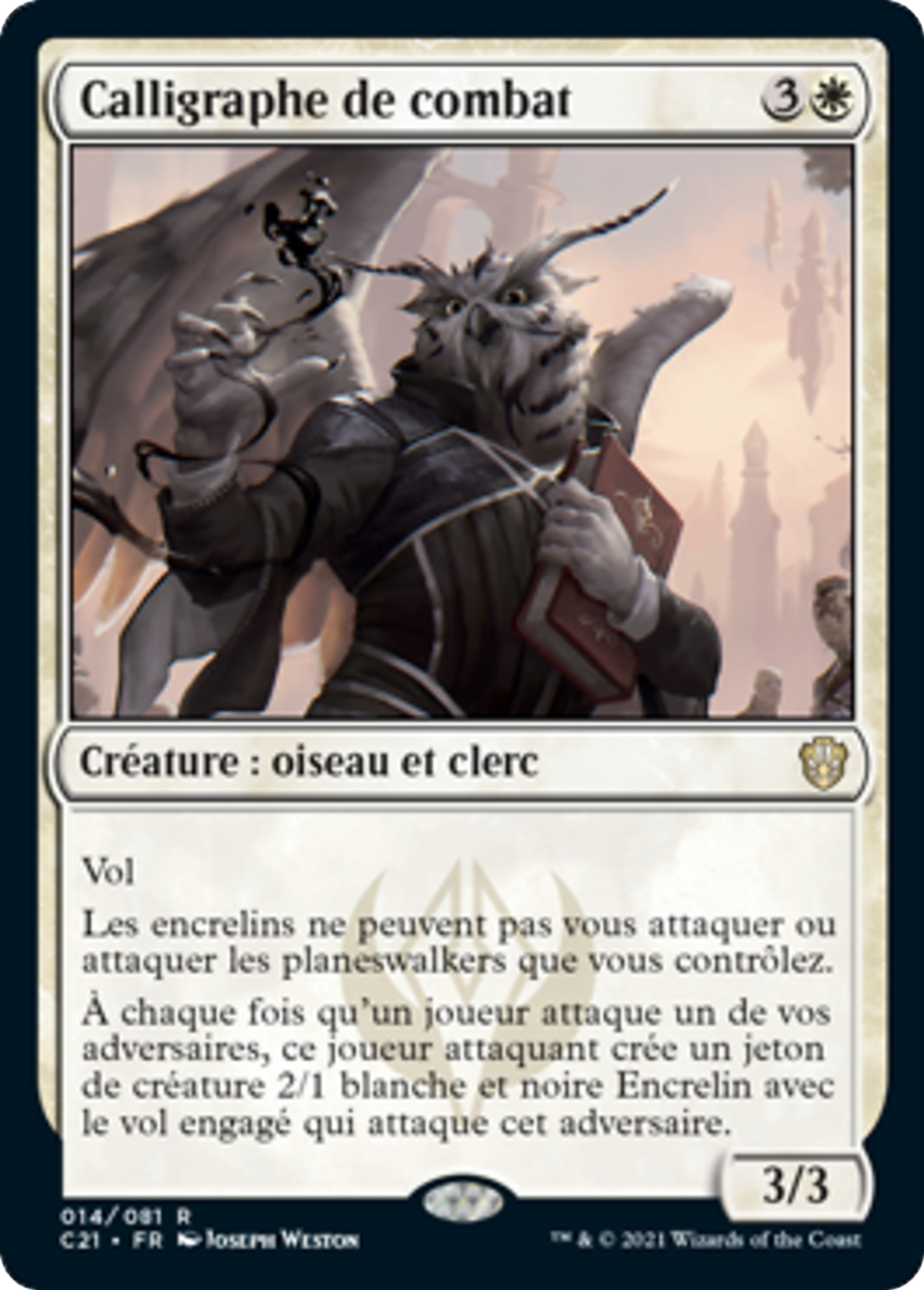 Calligraphe de combat — Commander 2021 — Magic: The Gathering