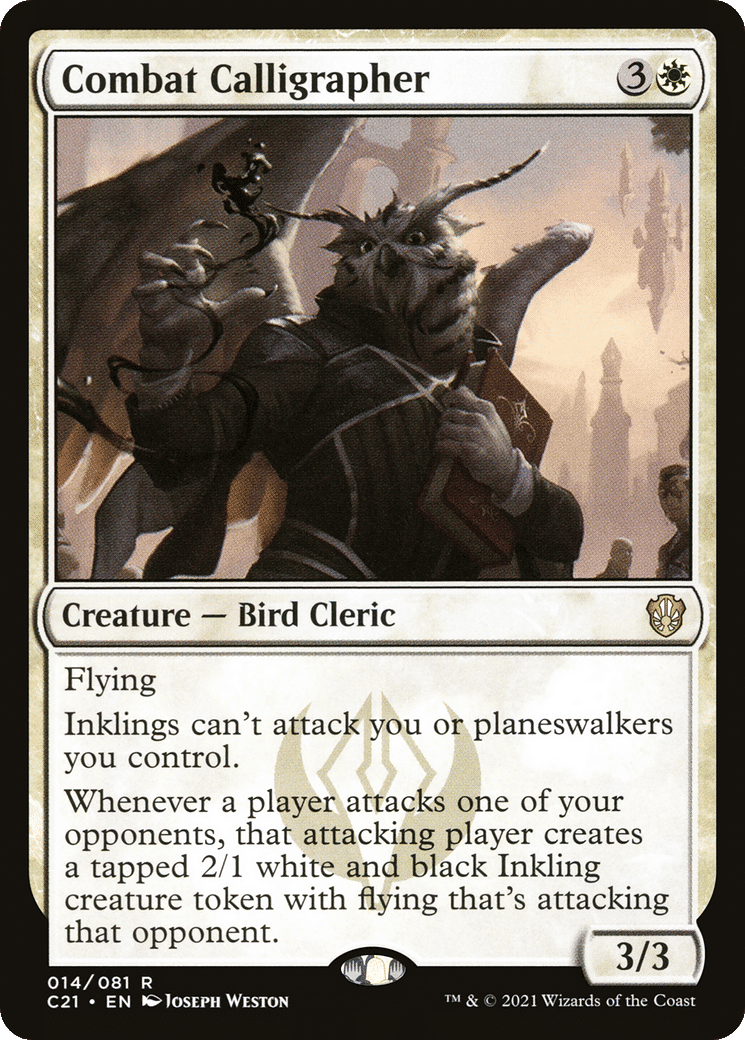 Combat Calligrapher — Commander 2021 — Magic: The Gathering
