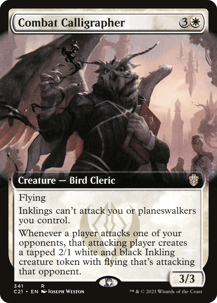 Combat Calligrapher — Commander 2021 — Magic: The Gathering