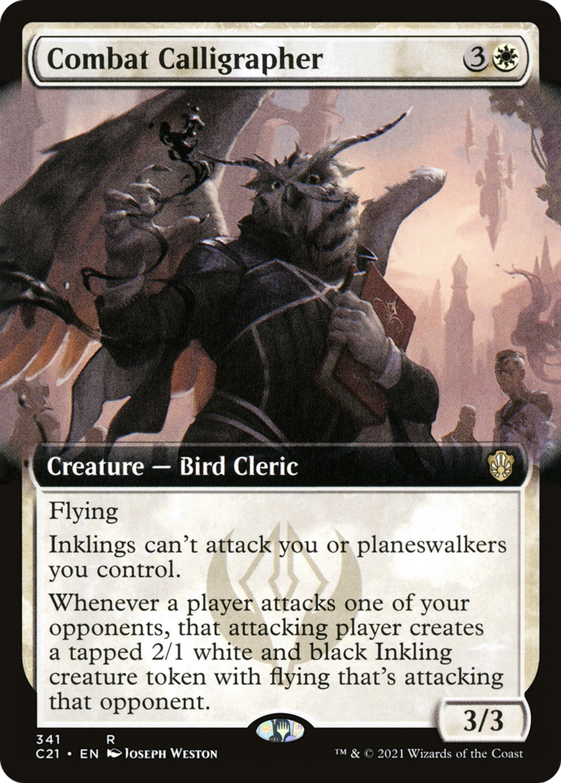 Combat Calligrapher — Commander 2021 — Magic: The Gathering